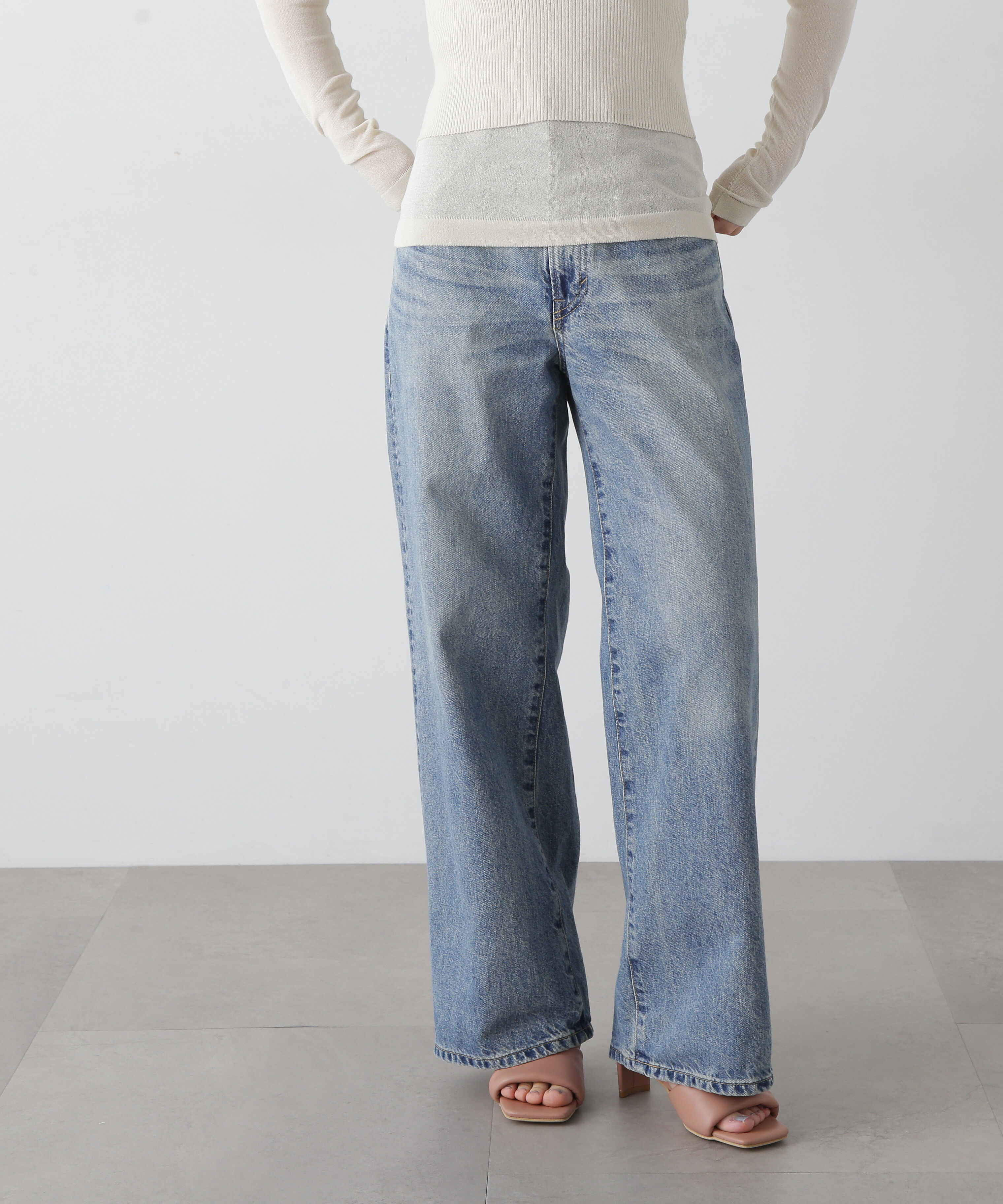  「LISA ヴィンテージワイドデニムパンツ」|その他|