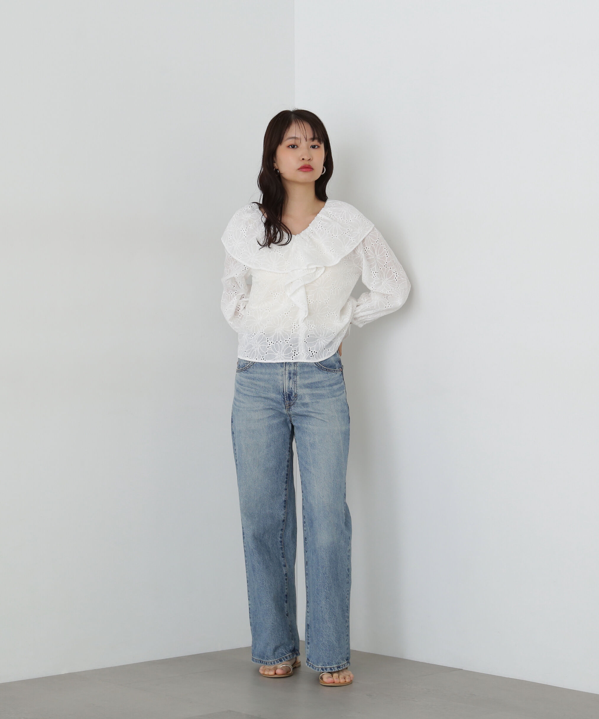  「LISA ヴィンテージワイドデニムパンツ」|その他|