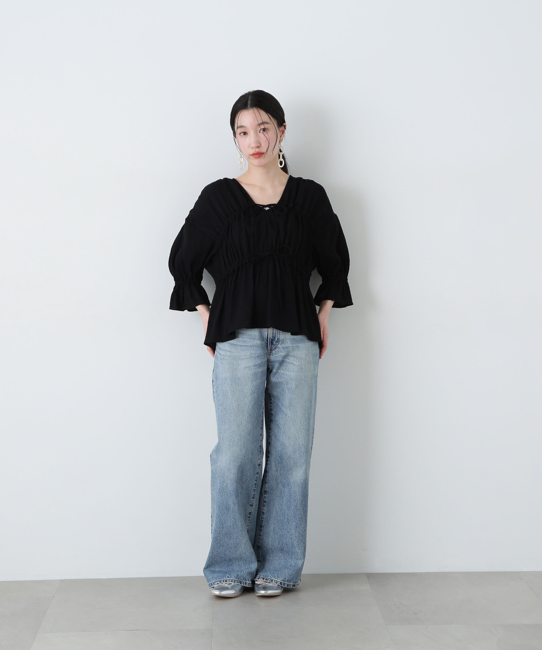  「LISA ヴィンテージワイドデニムパンツ」|その他|