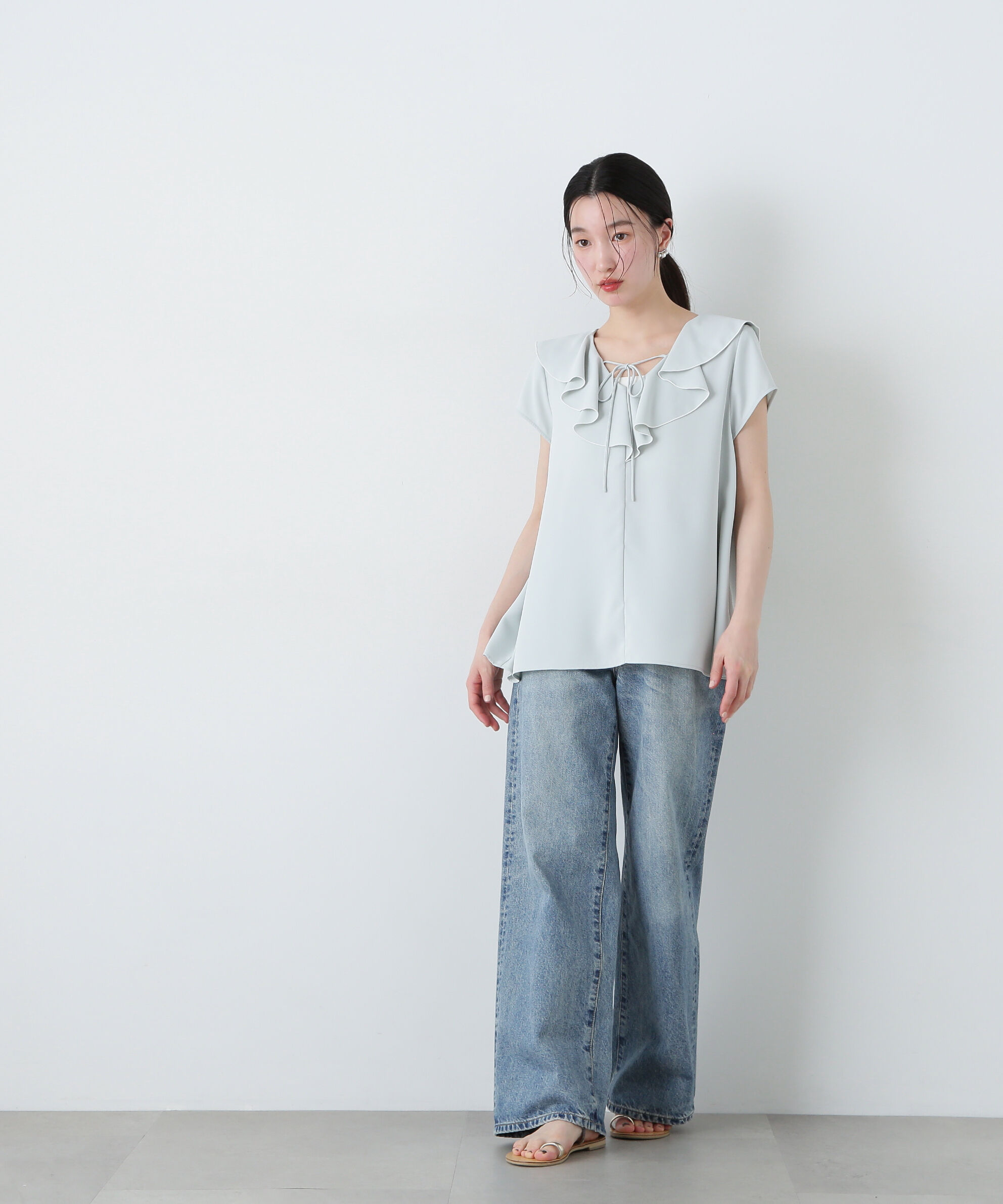  「LISA ヴィンテージワイドデニムパンツ」|その他|