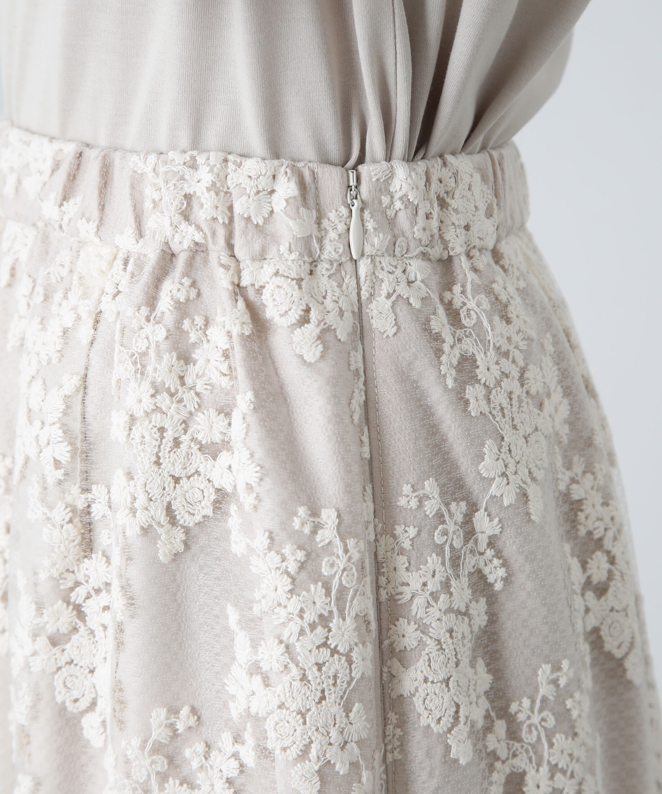  「レースAラインスカート」|スカート|