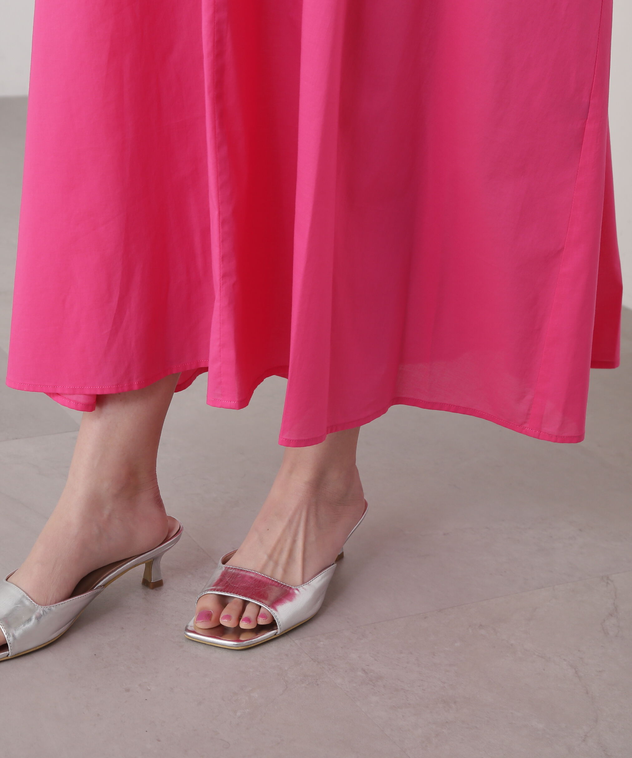  「レースコットンワンピース」|ワンピース|