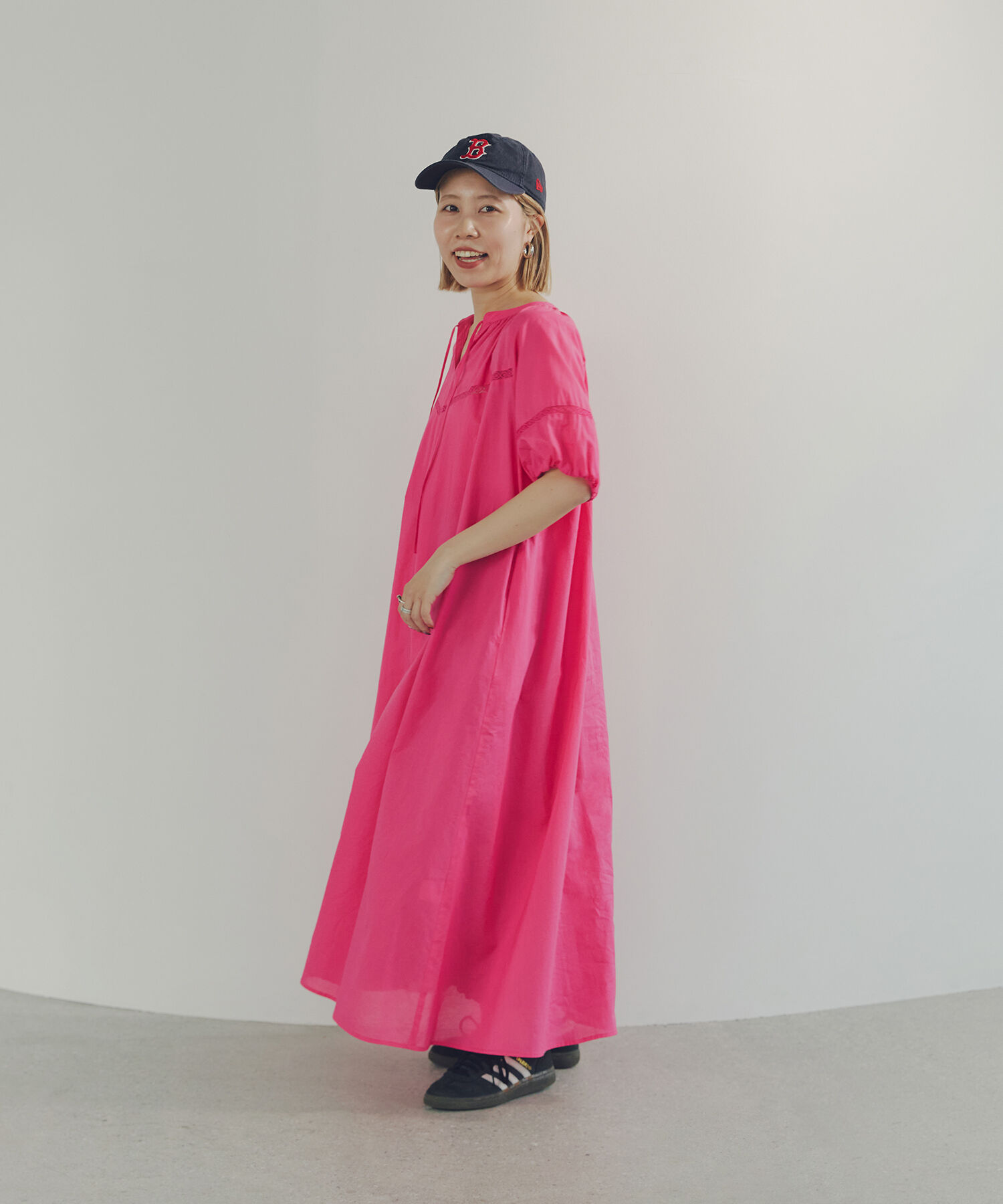  「レースコットンワンピース」|ワンピース|