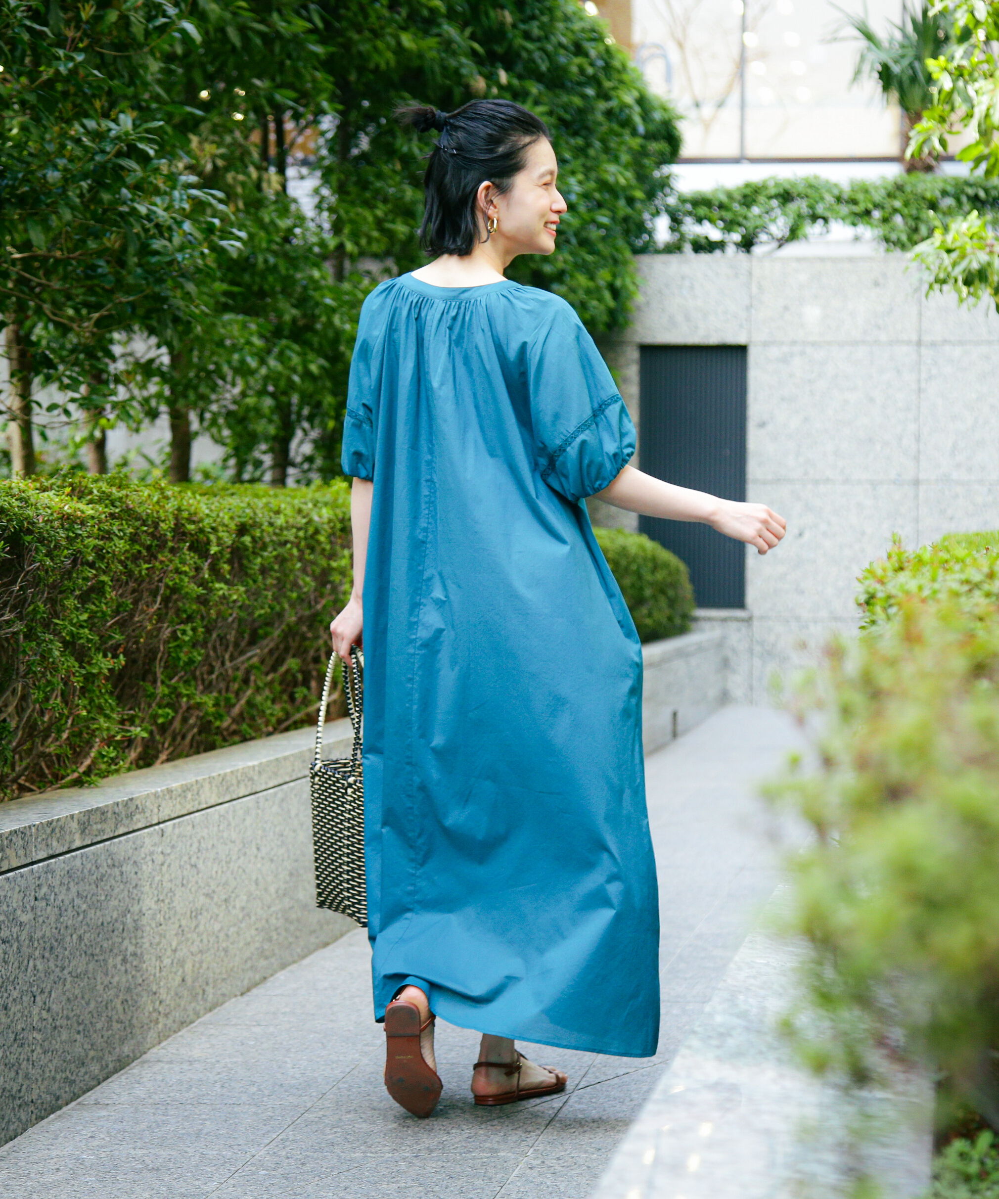  「レースコットンワンピース」|ワンピース|