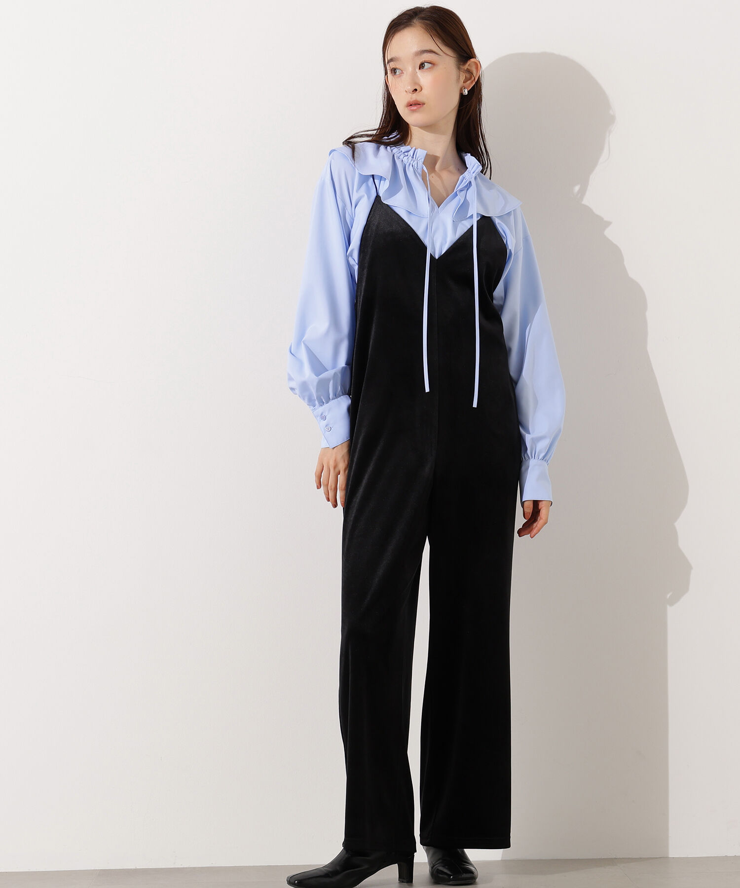  「ベロアオールインワン」|ワンピース|