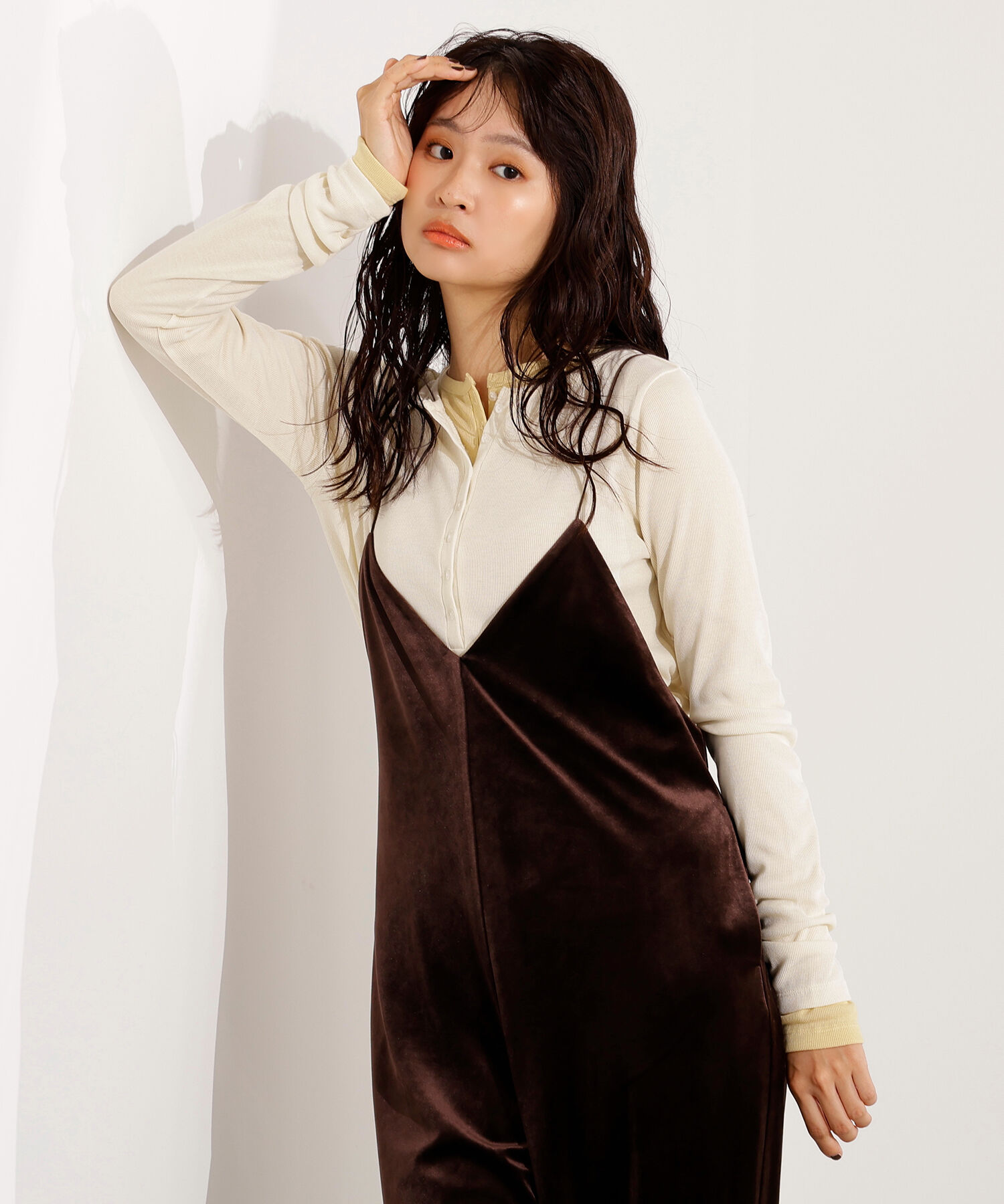  「ベロアオールインワン」|ワンピース|