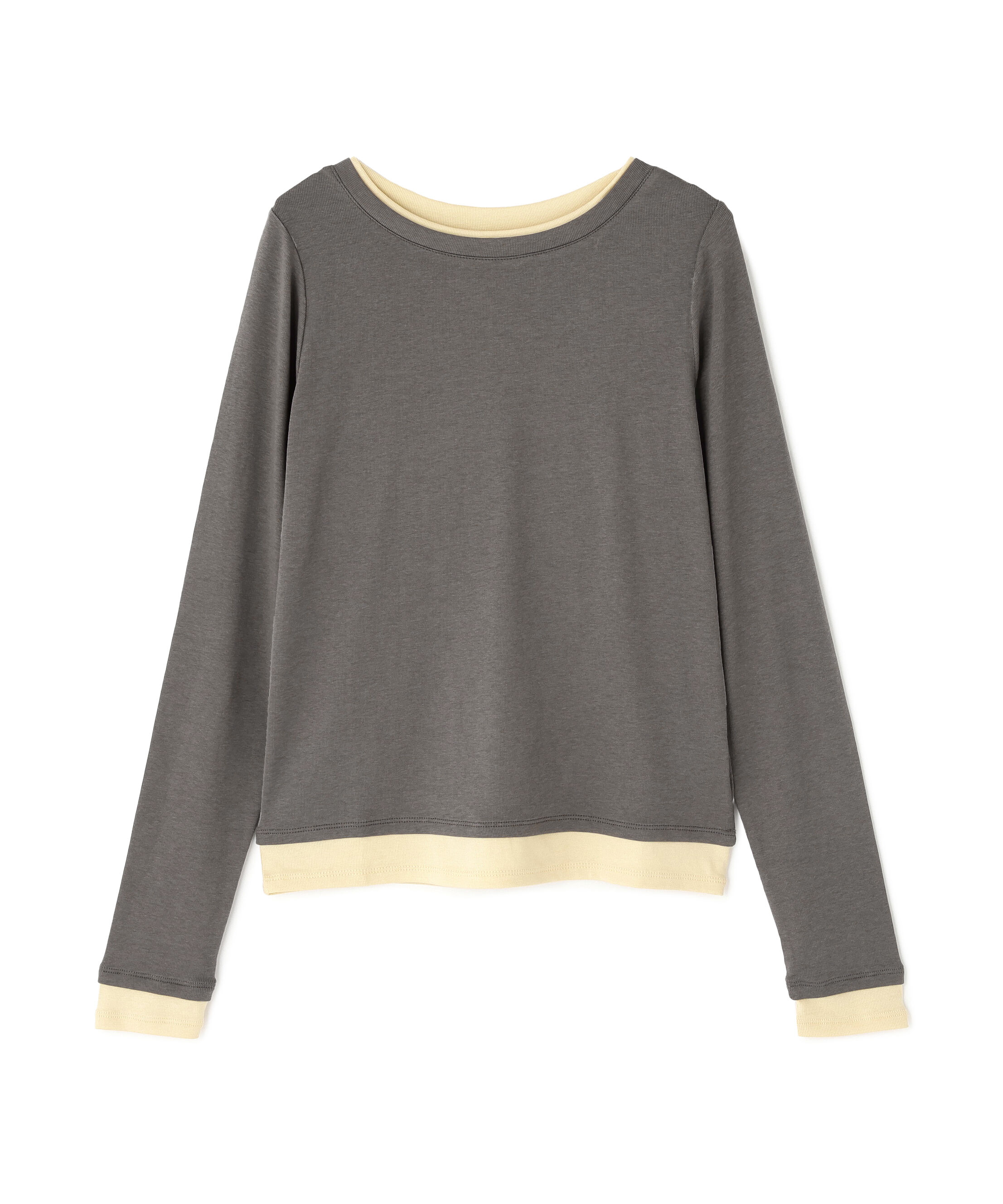  「シアーレイヤードトップス」|Tシャツ・カットソー|