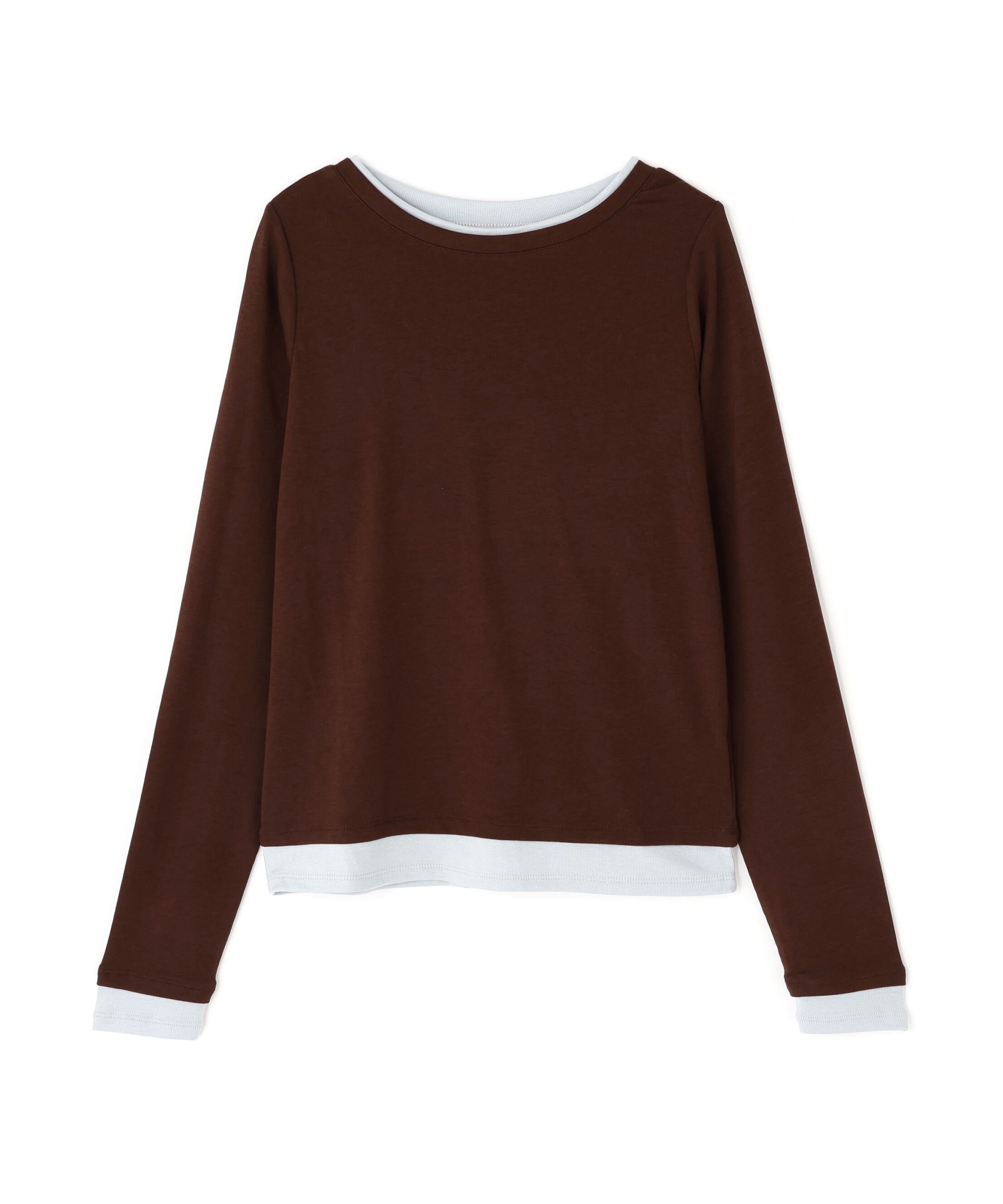  「シアーレイヤードトップス」|Tシャツ・カットソー|