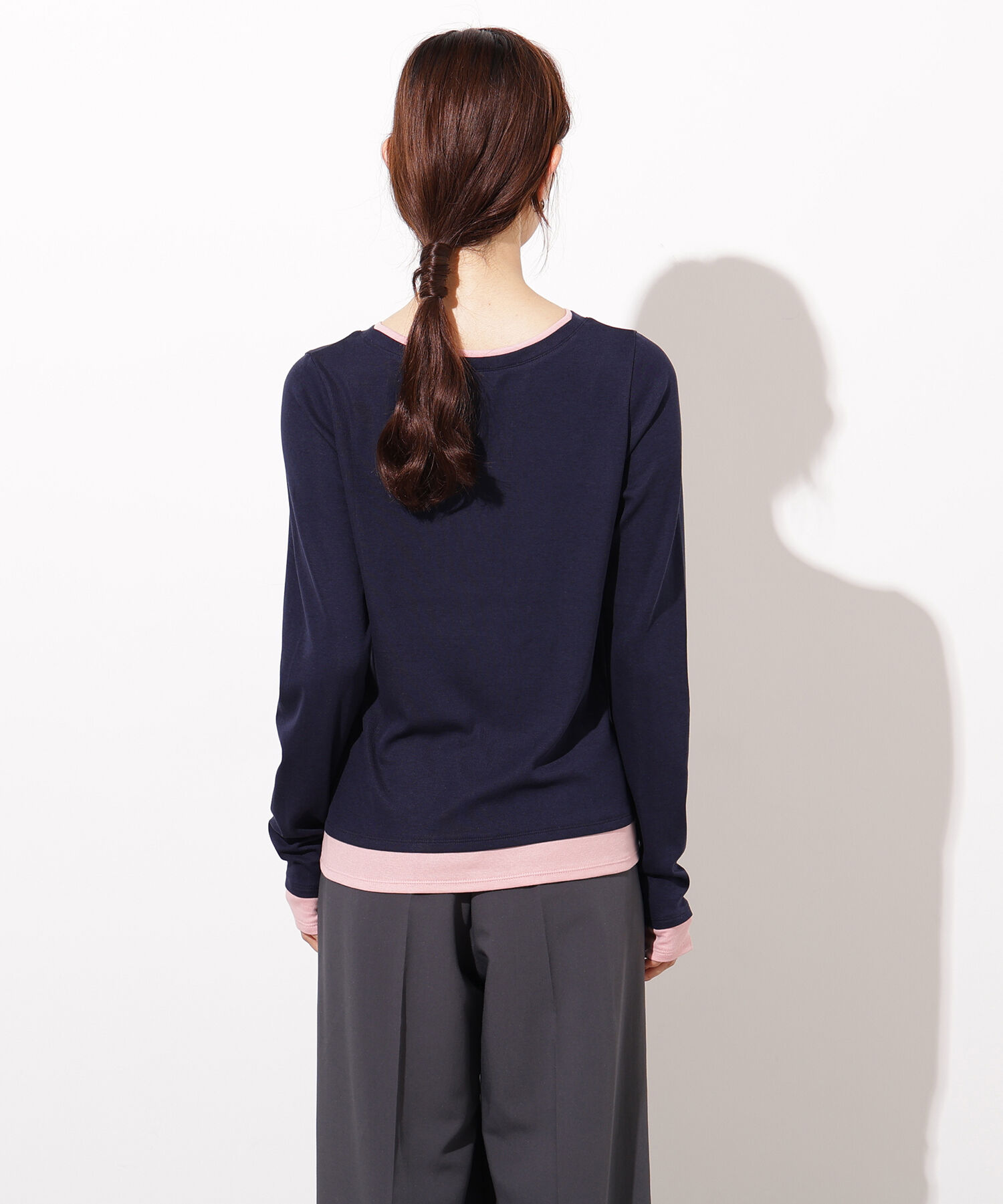  「シアーレイヤードトップス」|Tシャツ・カットソー|