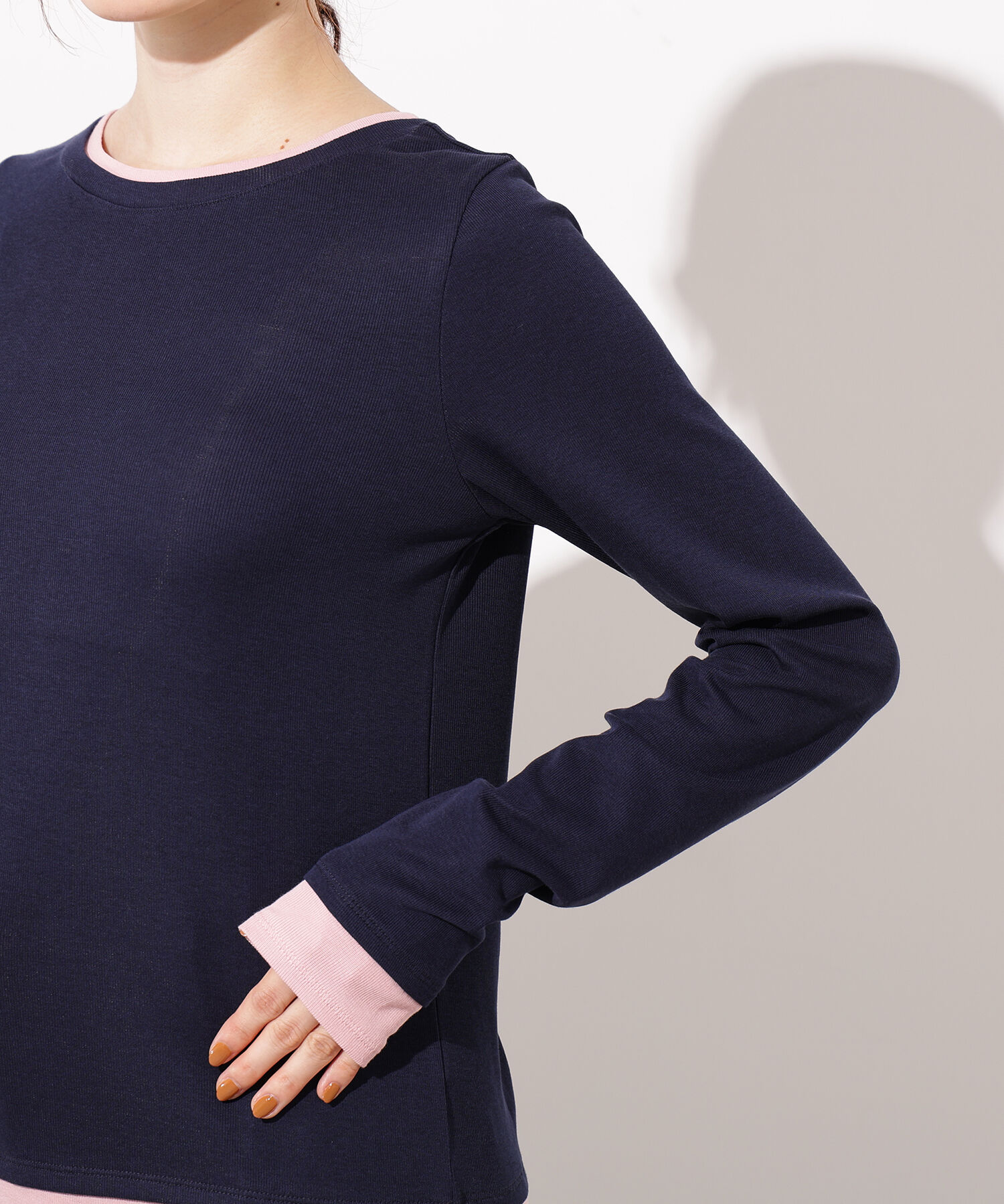  「シアーレイヤードトップス」|Tシャツ・カットソー|