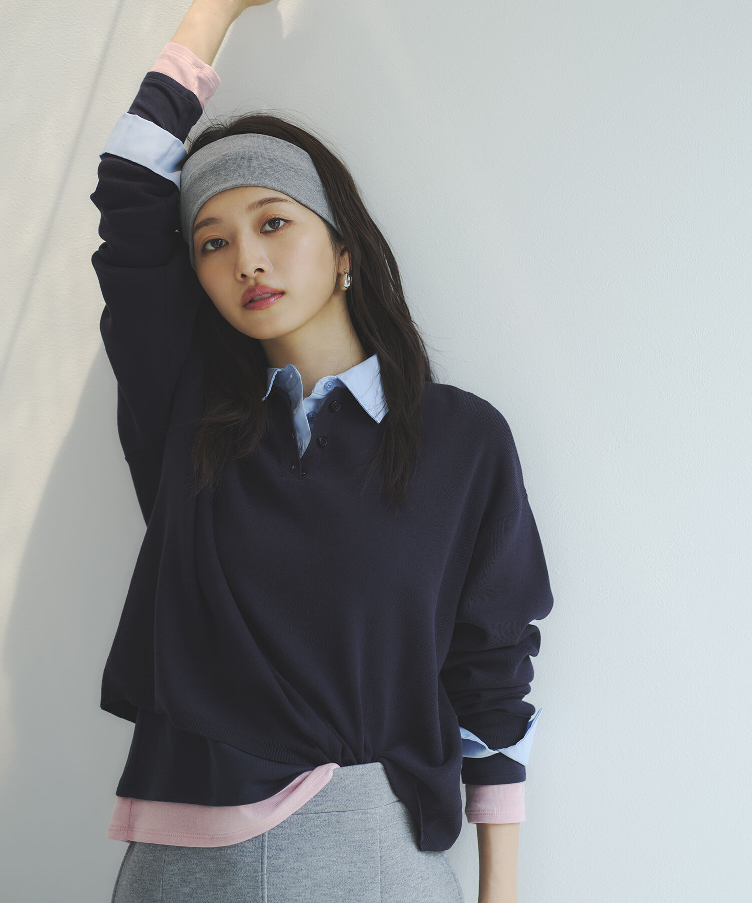  「シアーレイヤードトップス」|Tシャツ・カットソー|