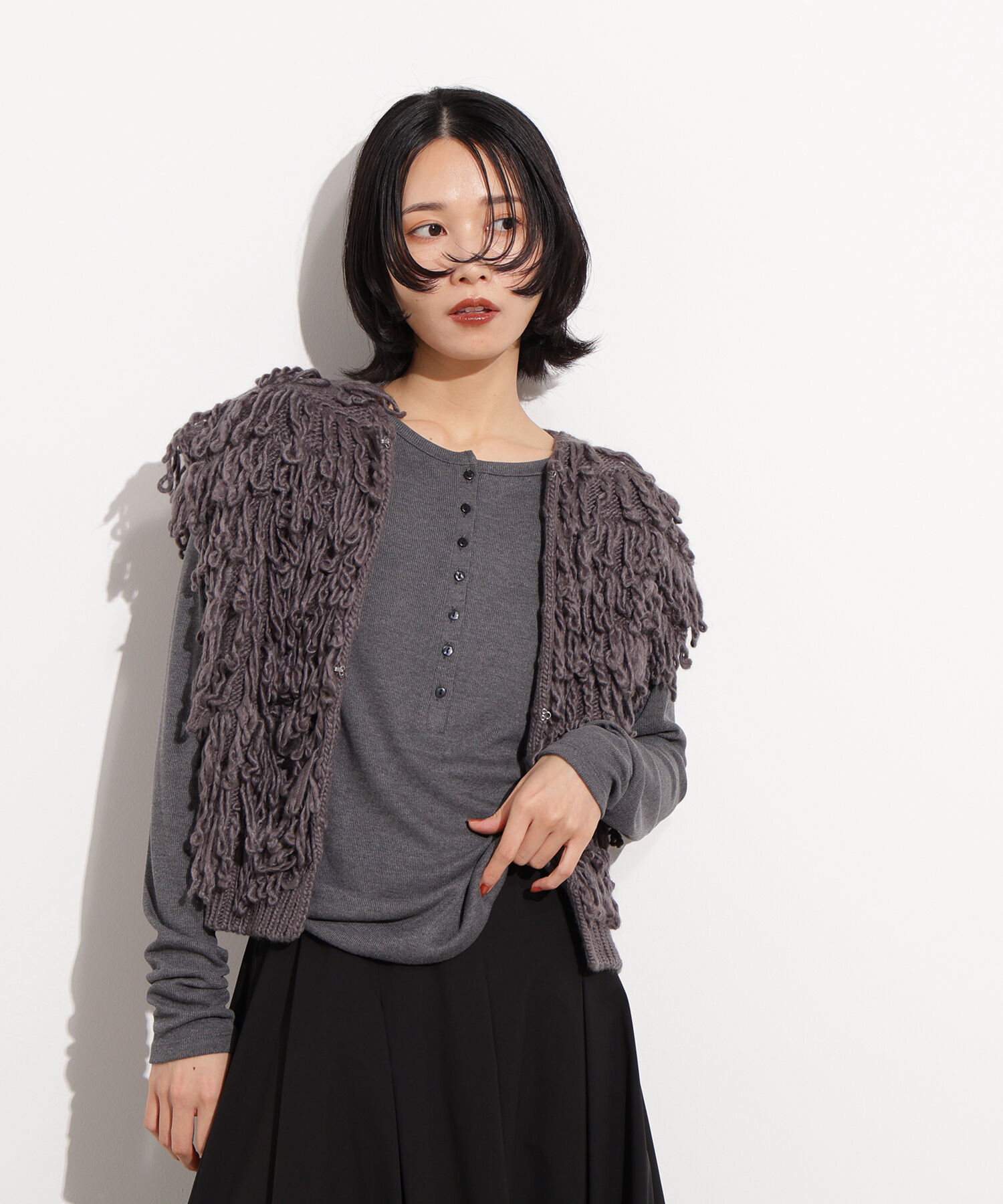  「ループニットベスト」|ニット・セーター|