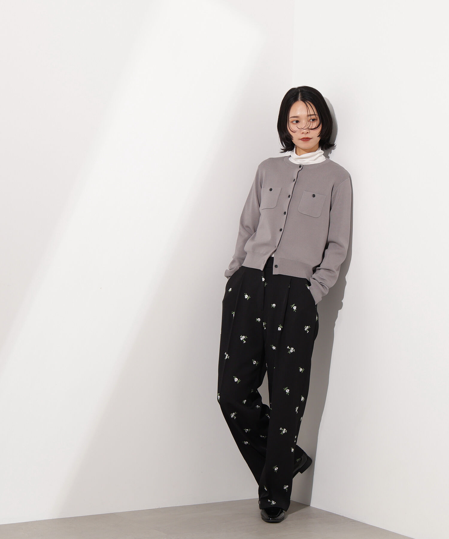  「ベーシックポケットカーディガン」|ニット・セーター|