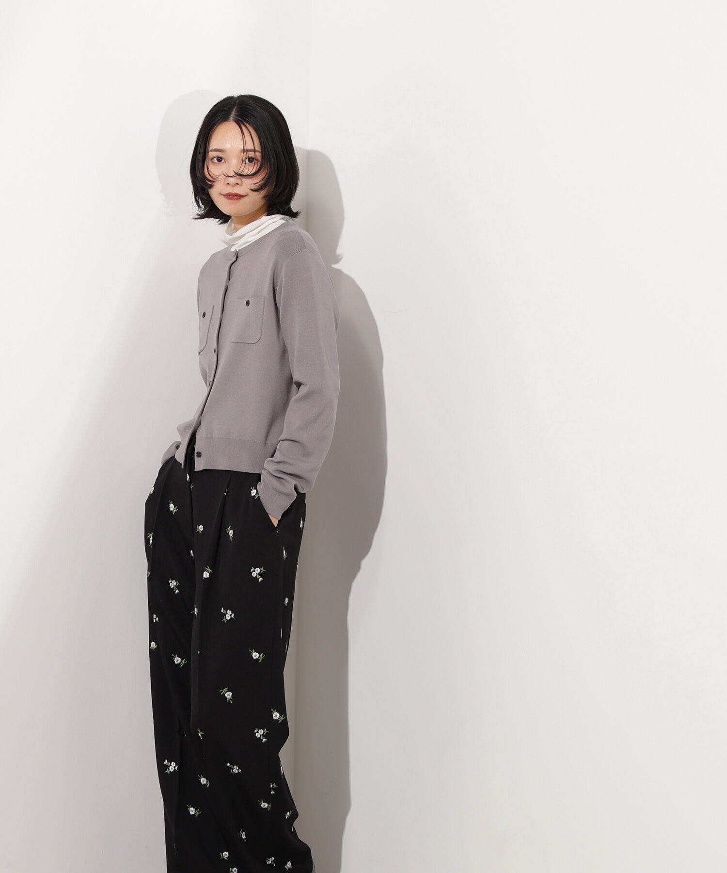  「ベーシックポケットカーディガン」|ニット・セーター|