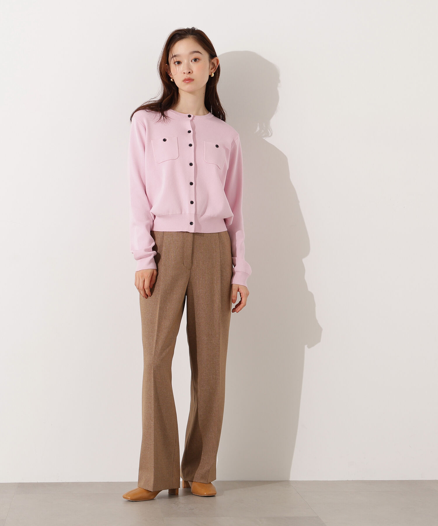  「ベーシックポケットカーディガン」|ニット・セーター|