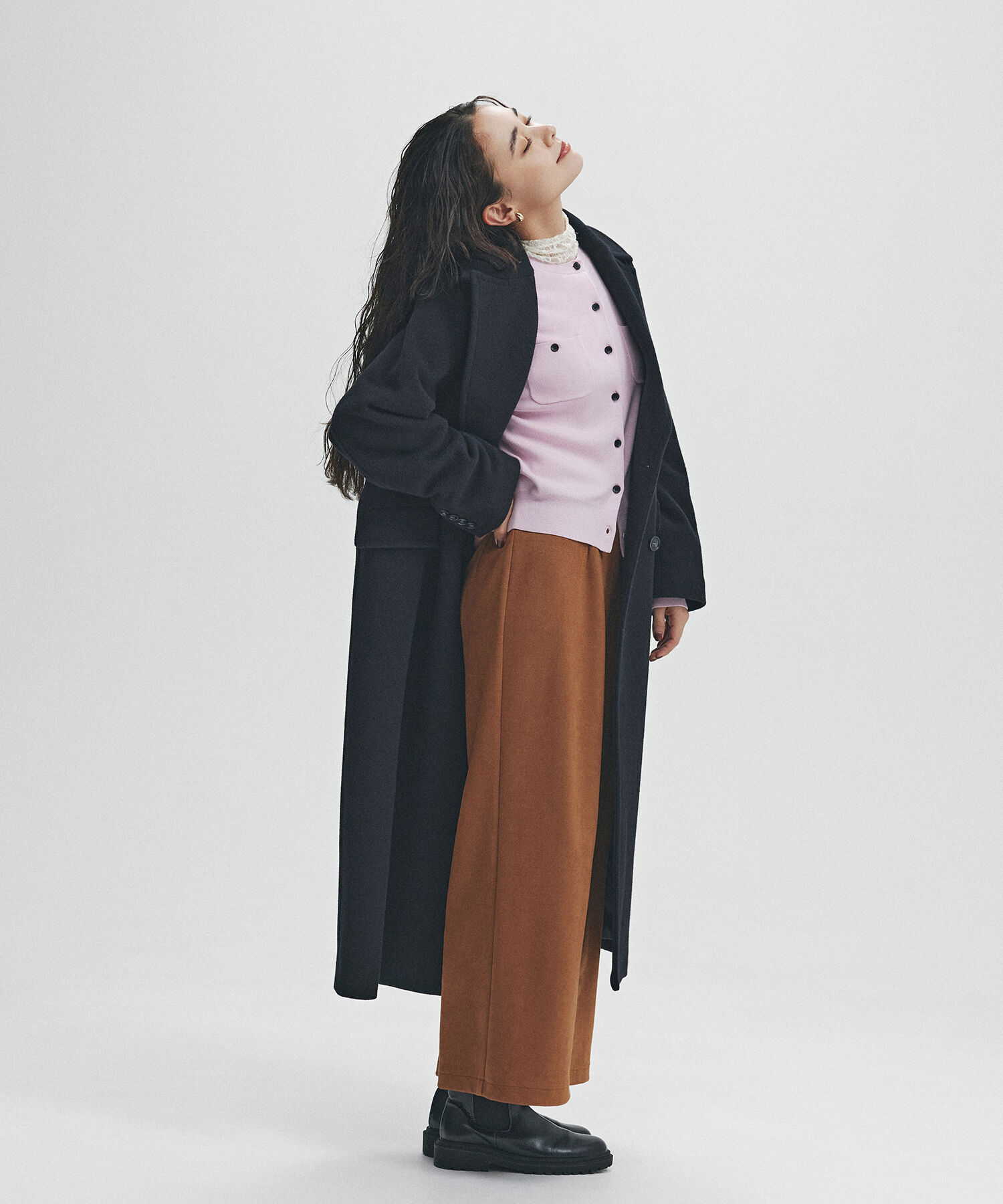  「ベーシックポケットカーディガン」|ニット・セーター|