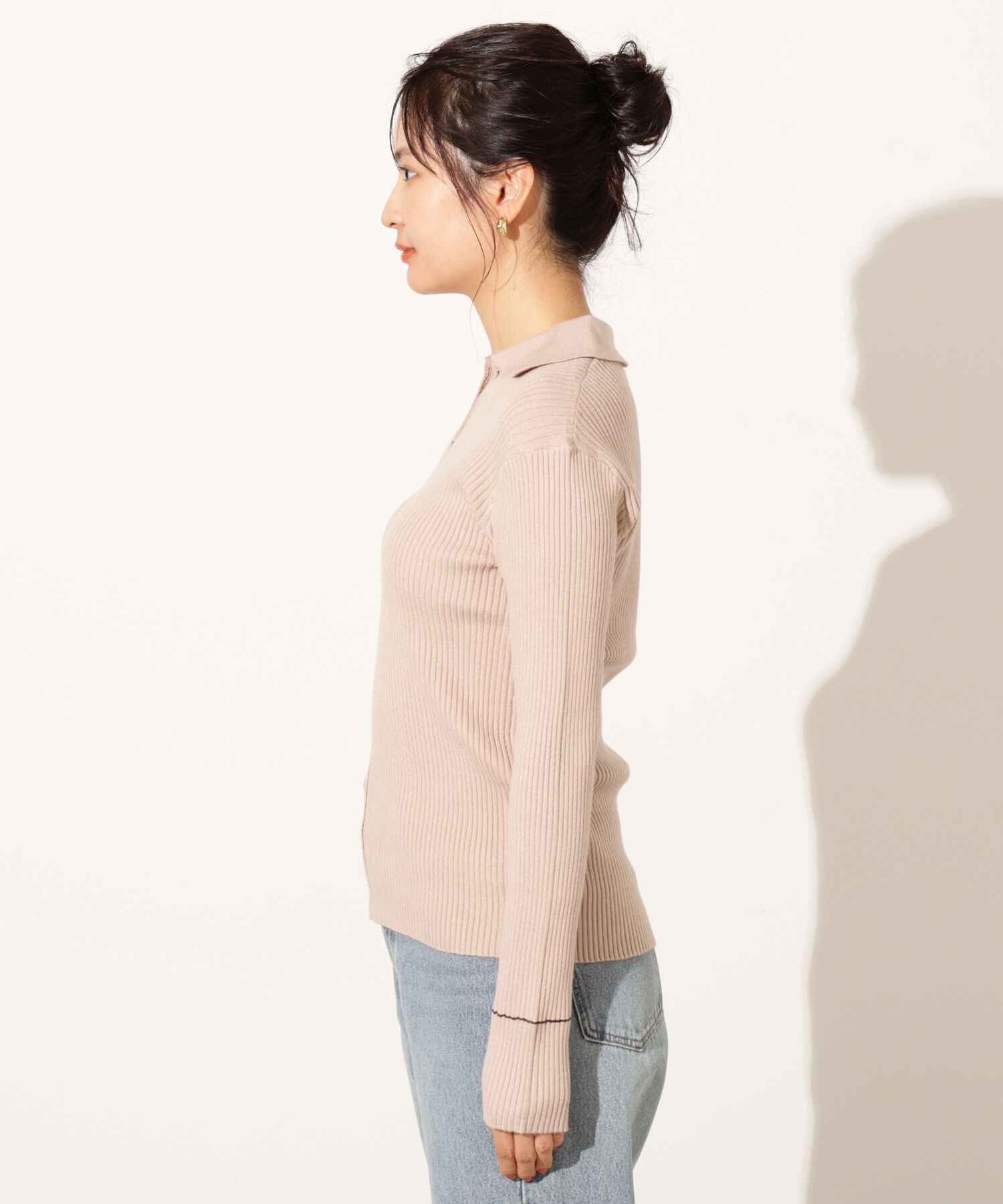  「ラインスキッパーリブニット」|ニット・セーター|