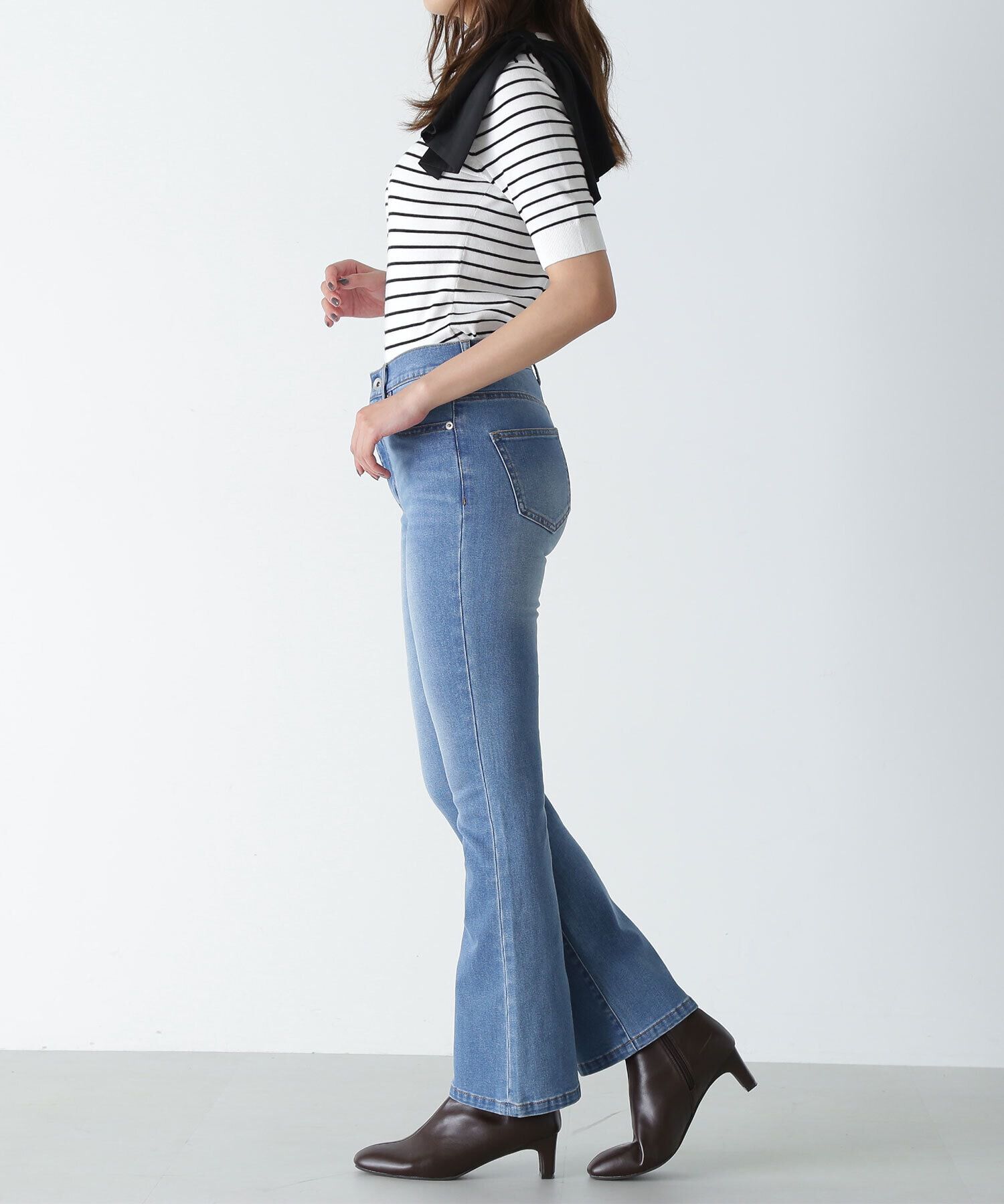  「スリムフレアデニムパンツ」|その他|