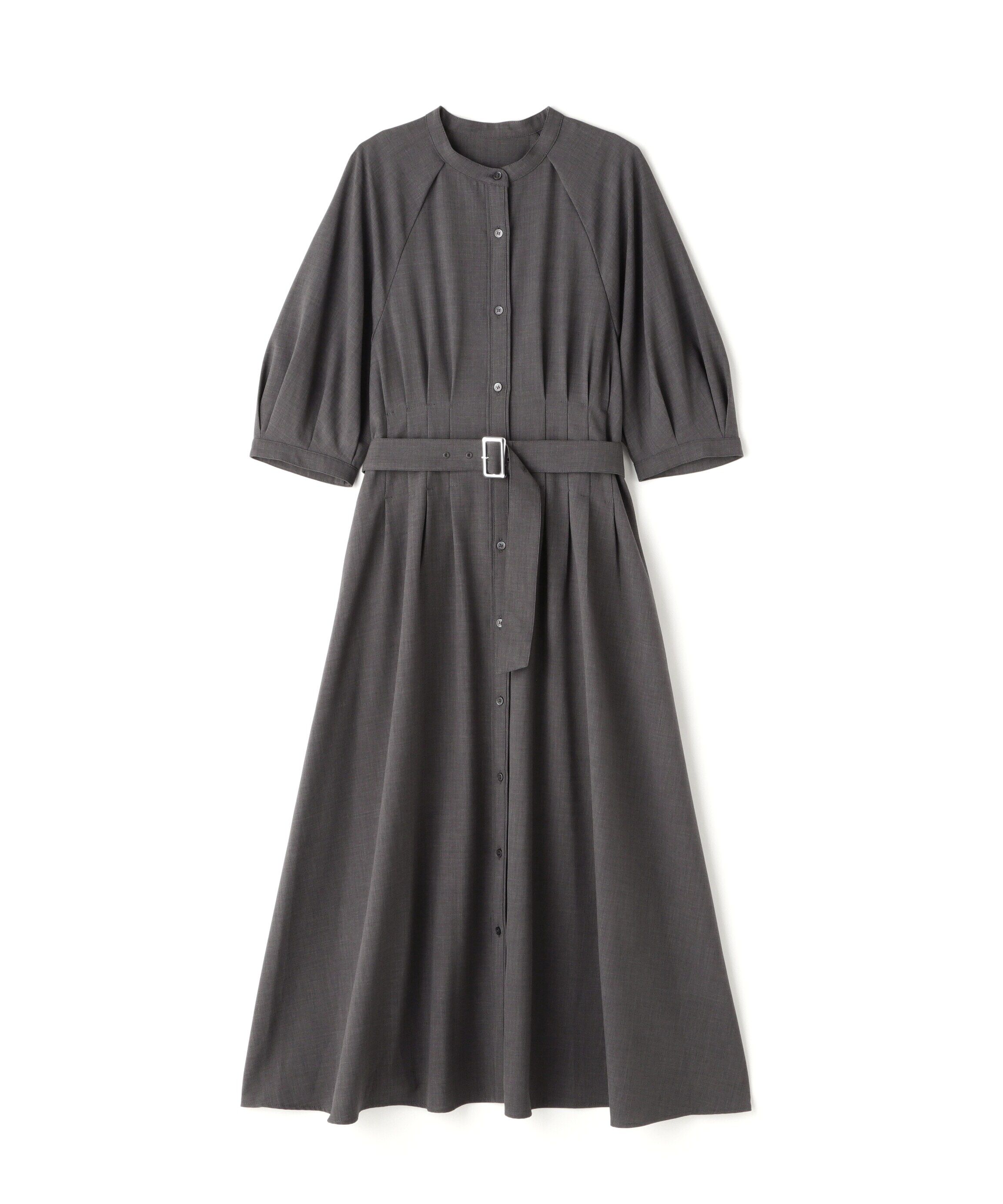  「ベルテッドフォルムスリーブワンピース」|ワンピース|