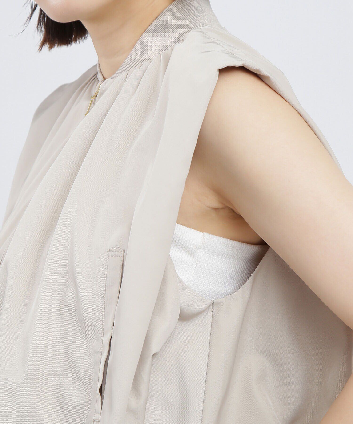  「MA-1コンパクトベスト」|ブルゾン・スタジャン|