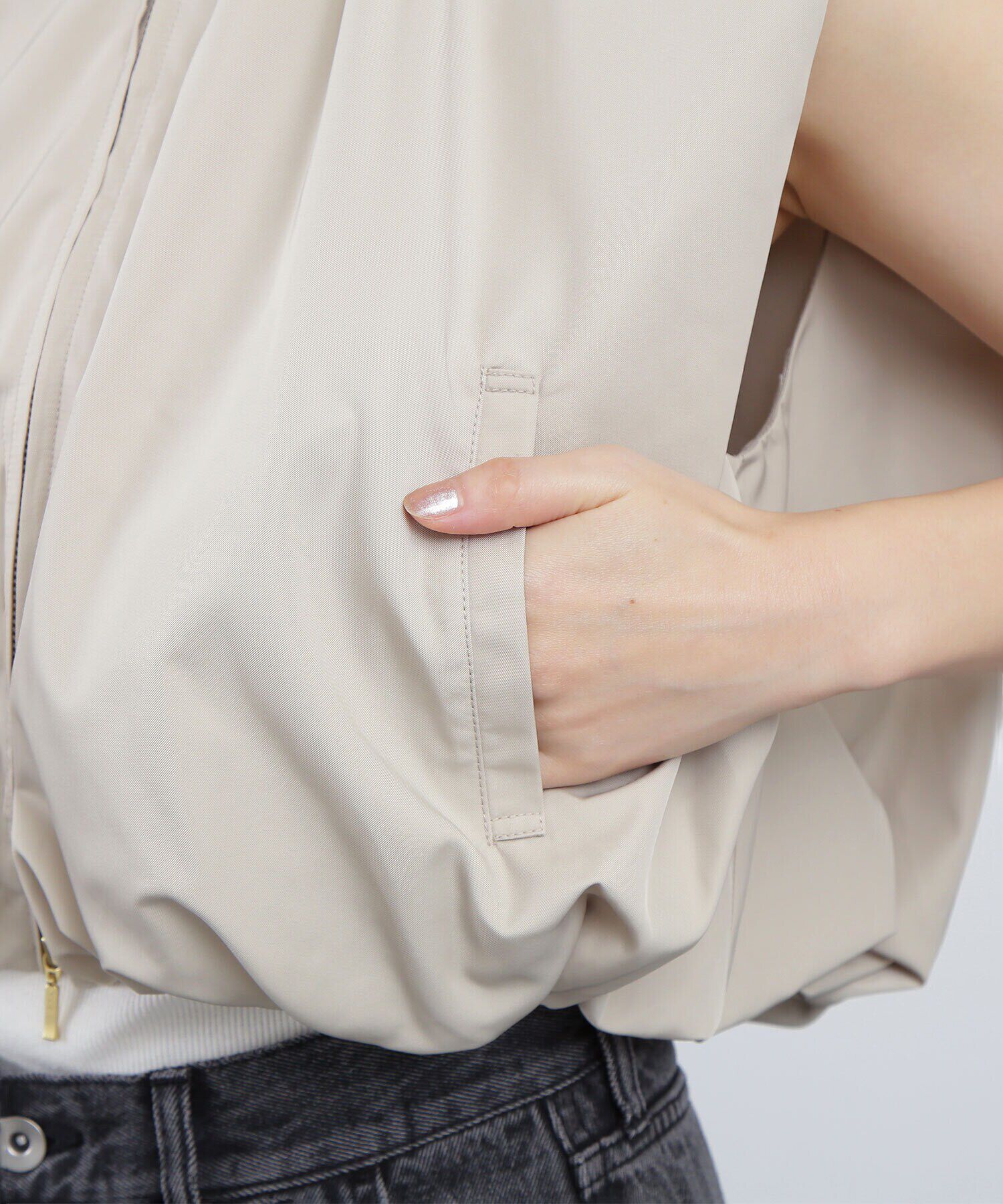  「MA-1コンパクトベスト」|ブルゾン・スタジャン|