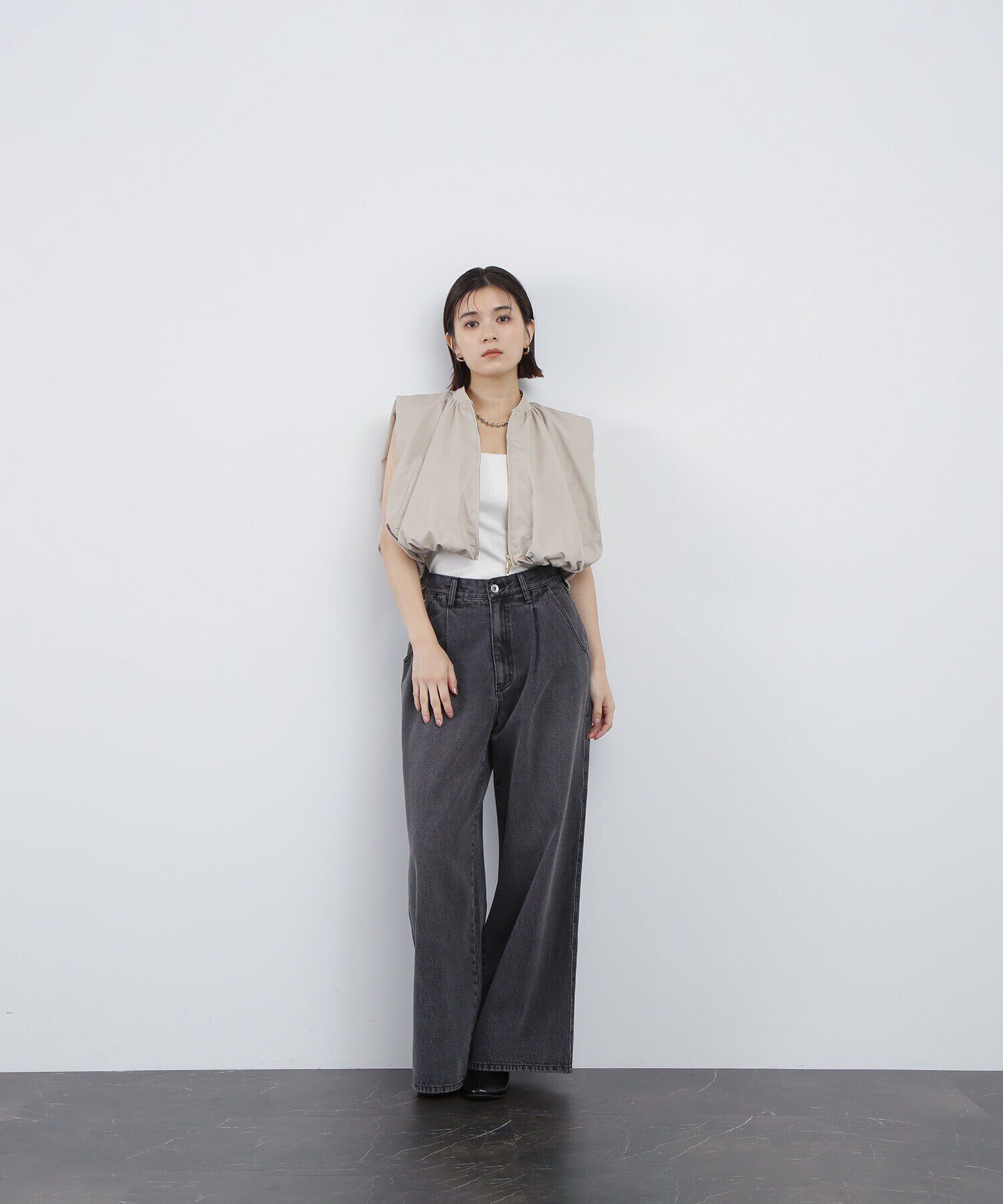  「MA-1コンパクトベスト」|ブルゾン・スタジャン|