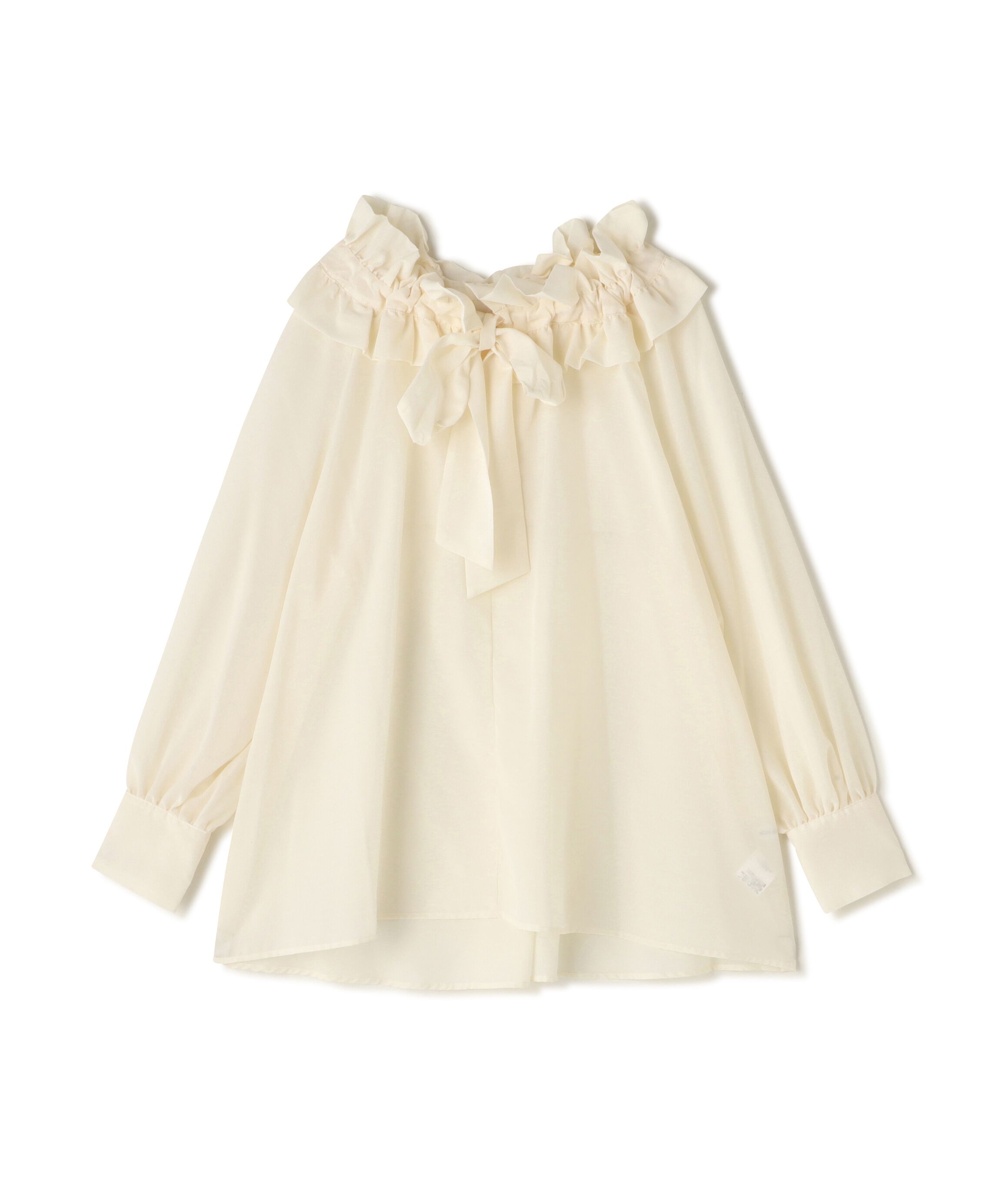  「ダブルフリルボウブラウス　24AW」|シャツ・ブラウス|