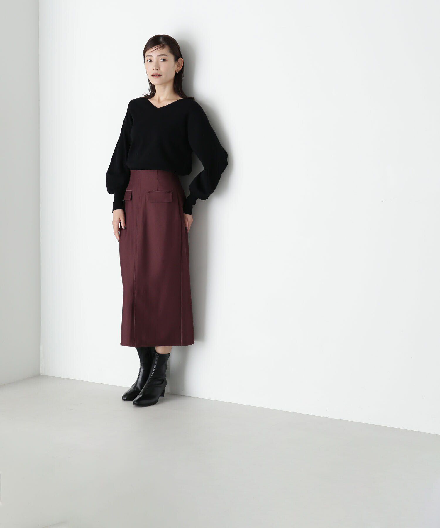  「フラップポケットタイトスカート」|スカート|