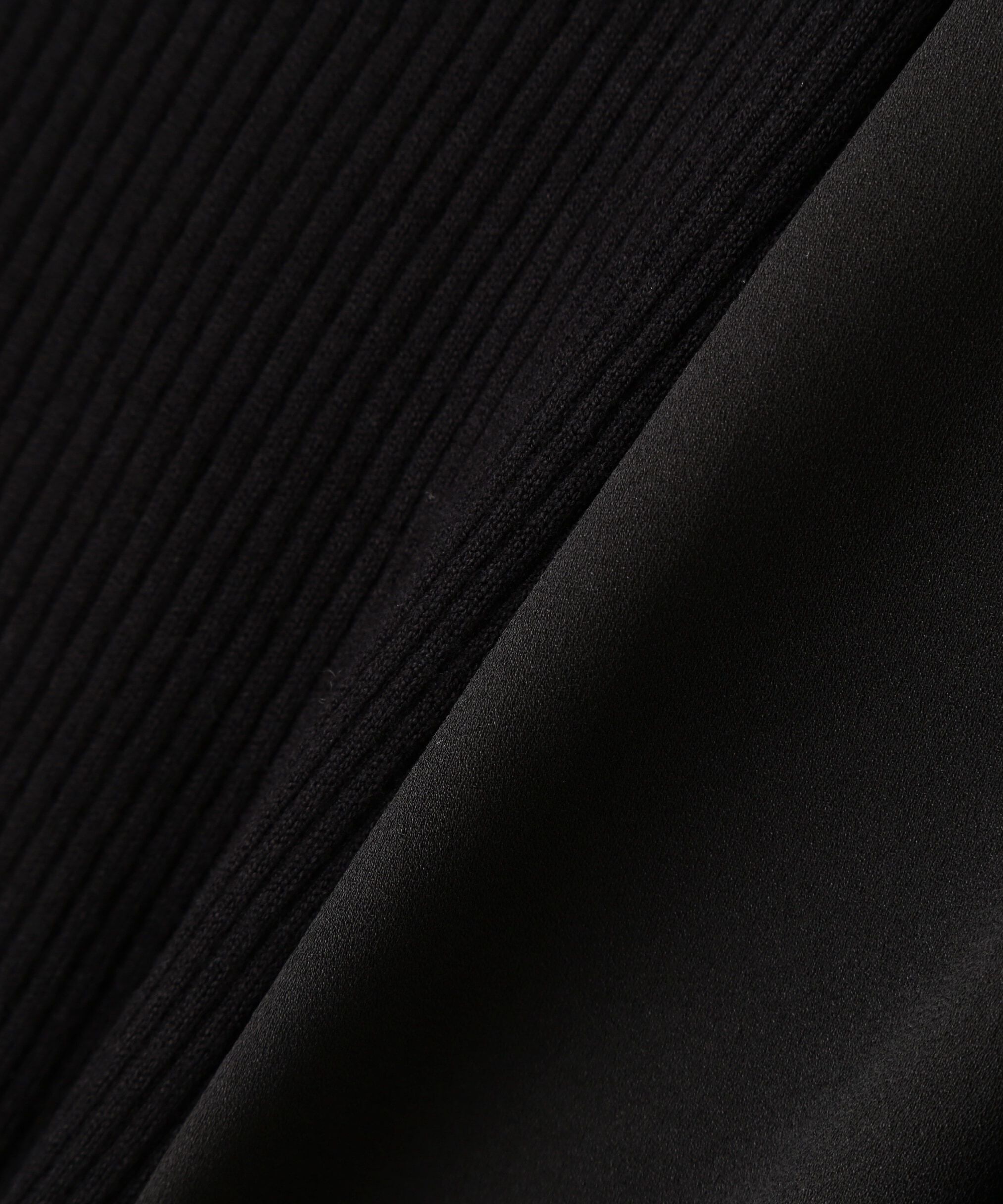  「リボンスリーブドッキングニット　24AW」|ニット・セーター|