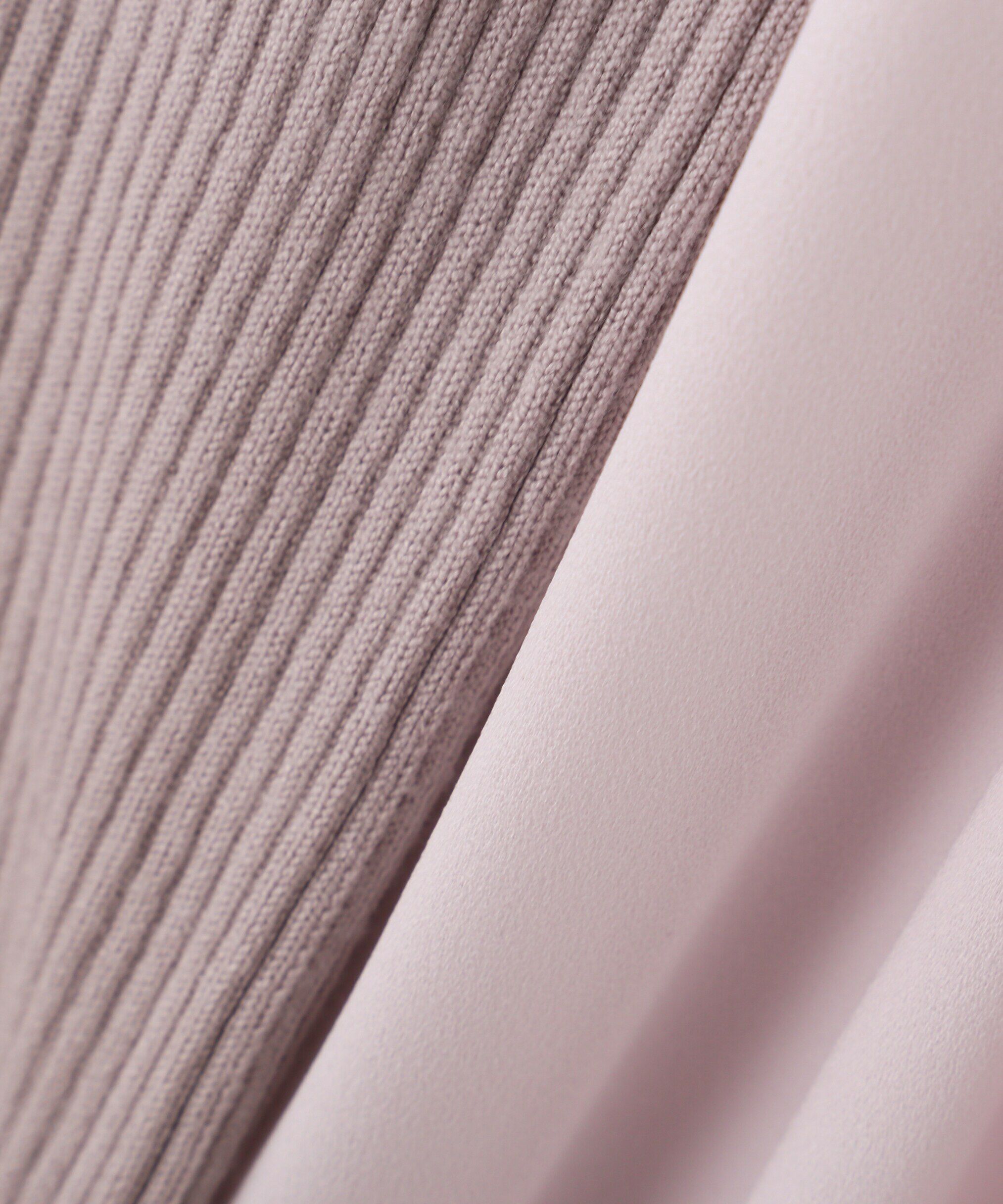  「リボンスリーブドッキングニット　24AW」|ニット・セーター|