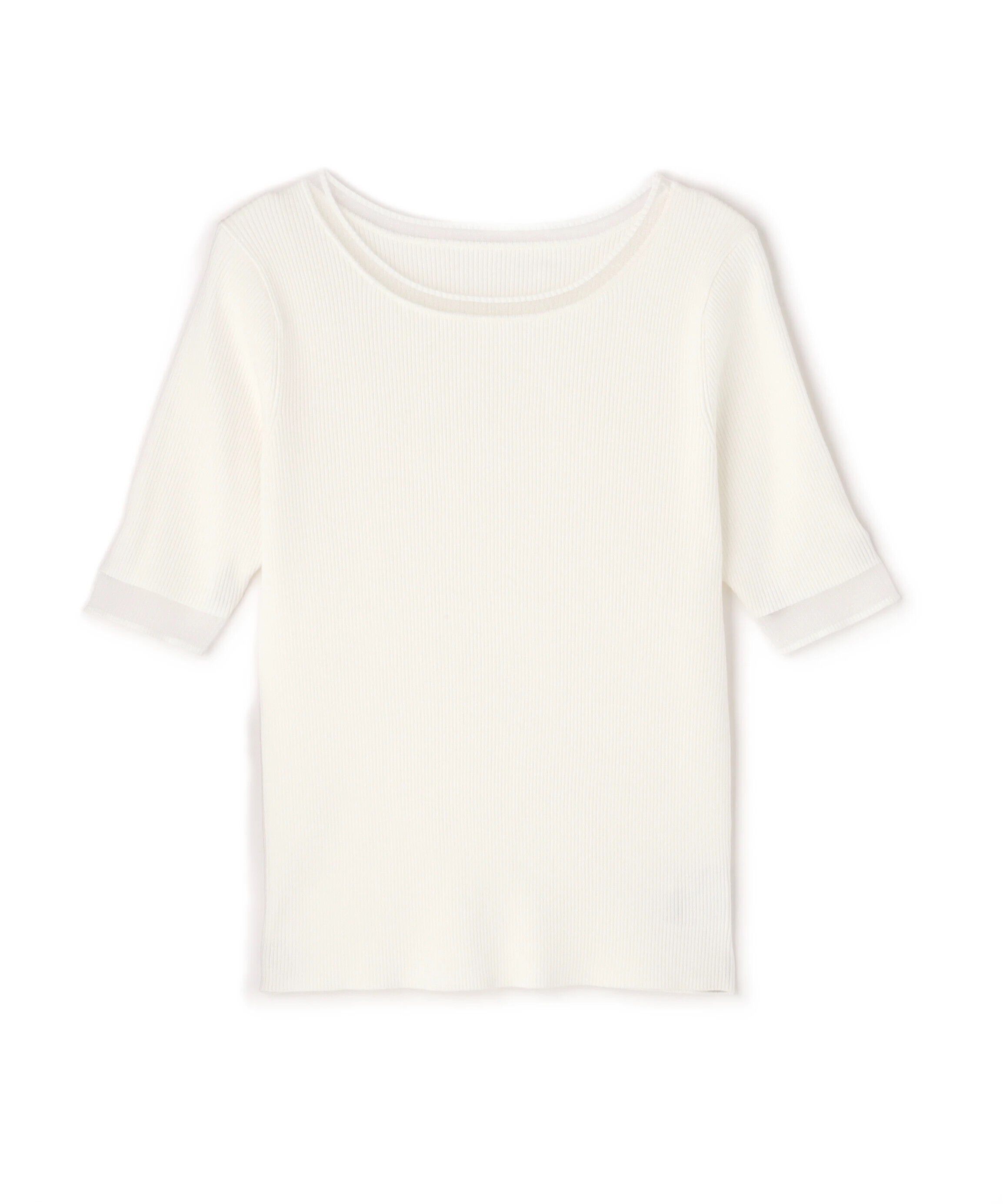  「シアースリーブリブニット」|ニット・セーター|