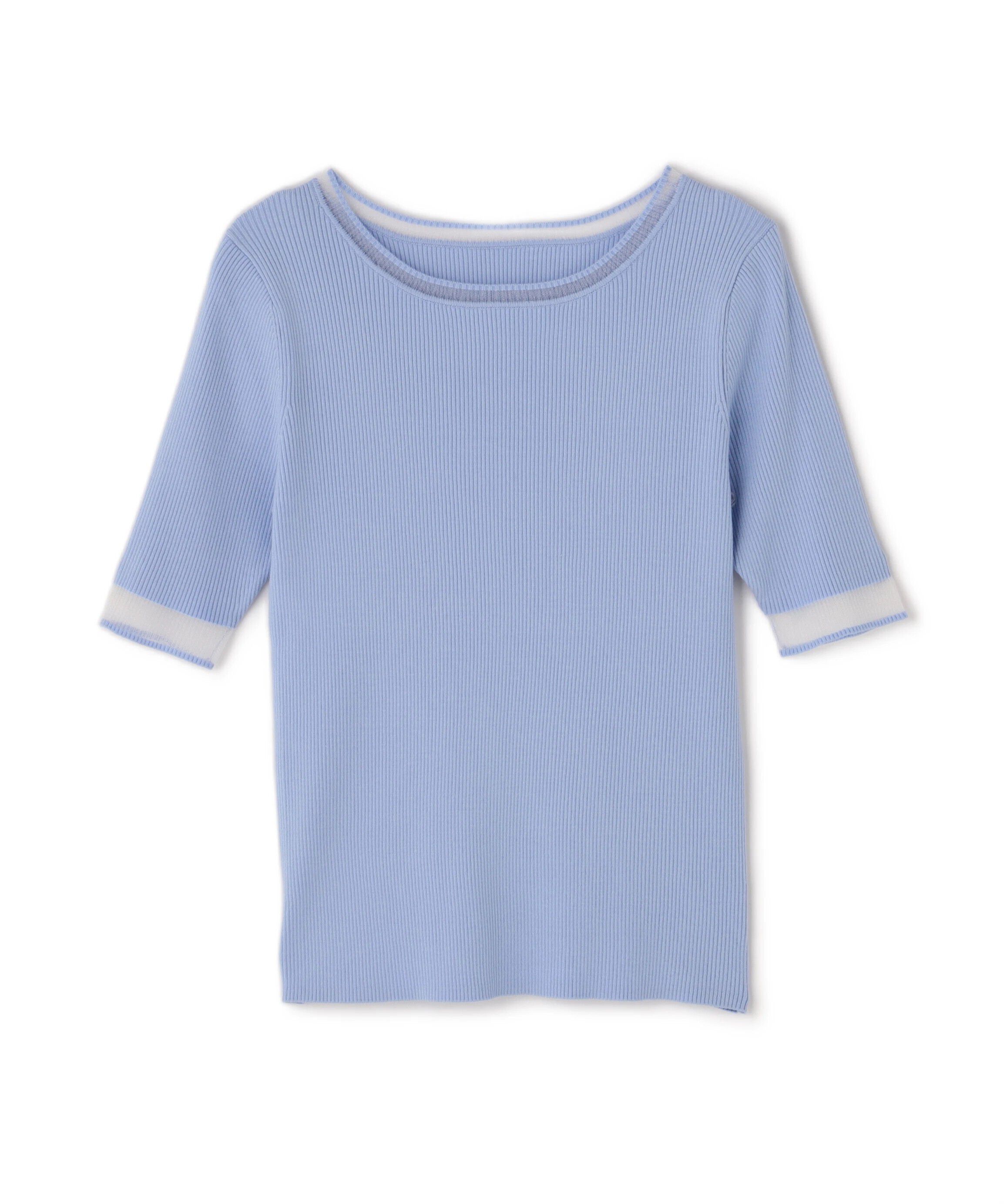  「シアースリーブリブニット」|ニット・セーター|