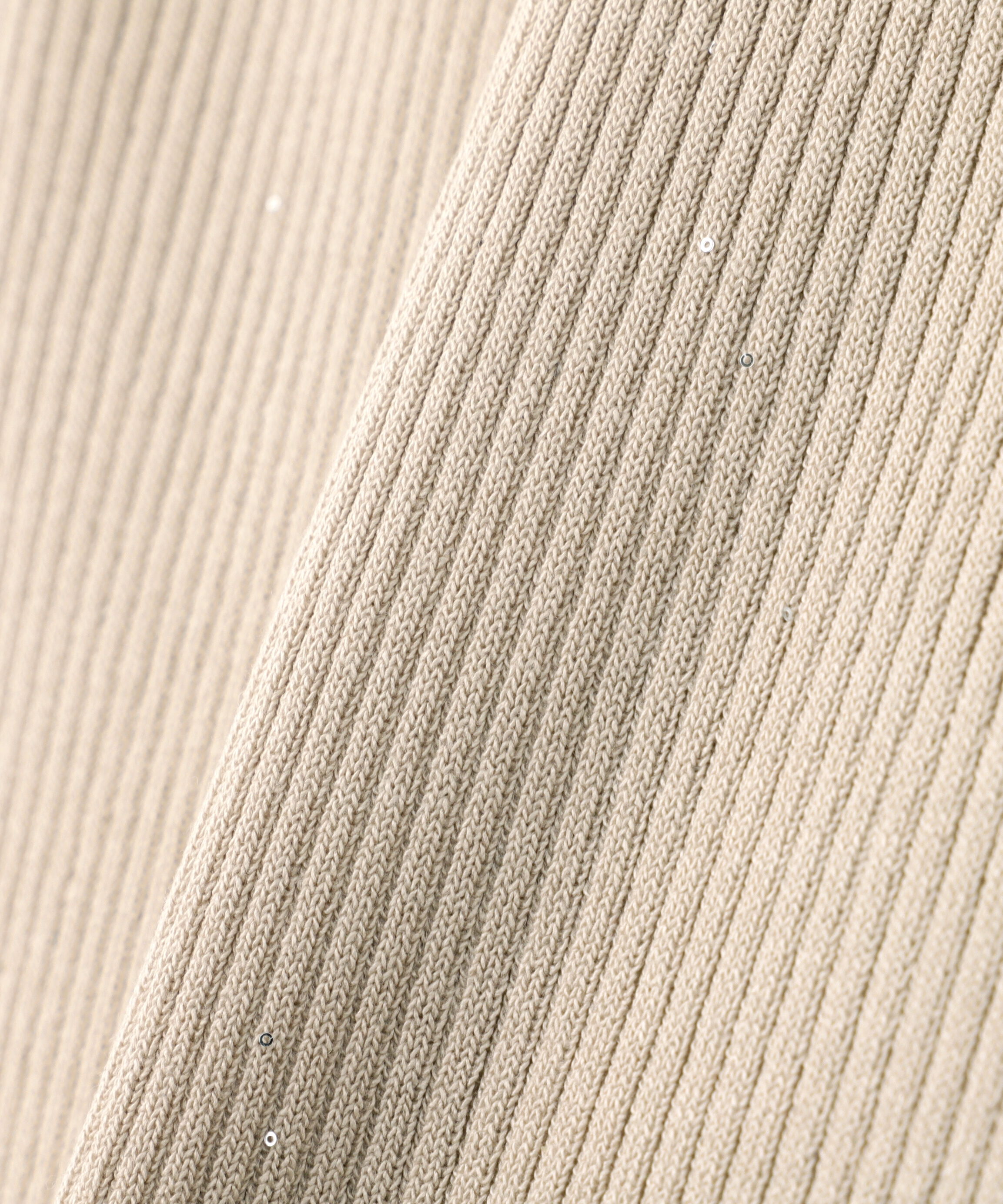  「スパンコールリブニット」|ニット・セーター|