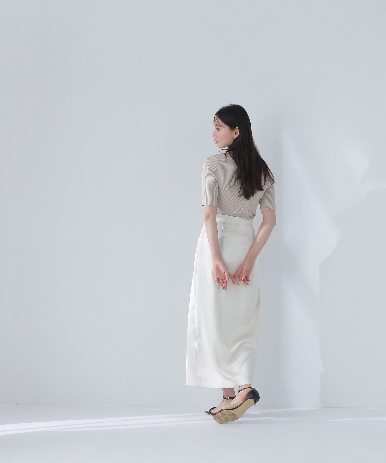  「スパンコールリブニット」|ニット・セーター|