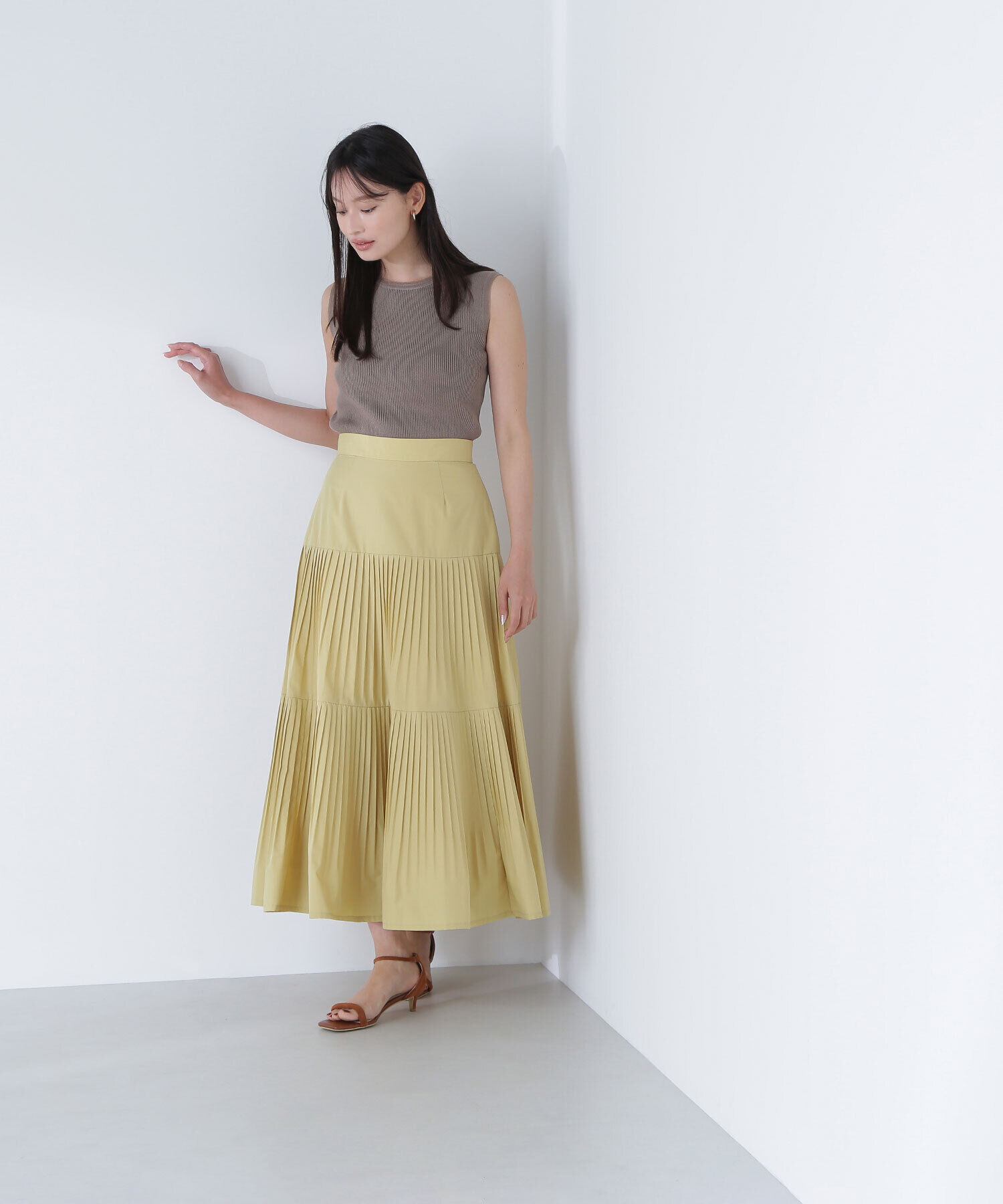  「シアートリミングリブニット」|ニット・セーター|