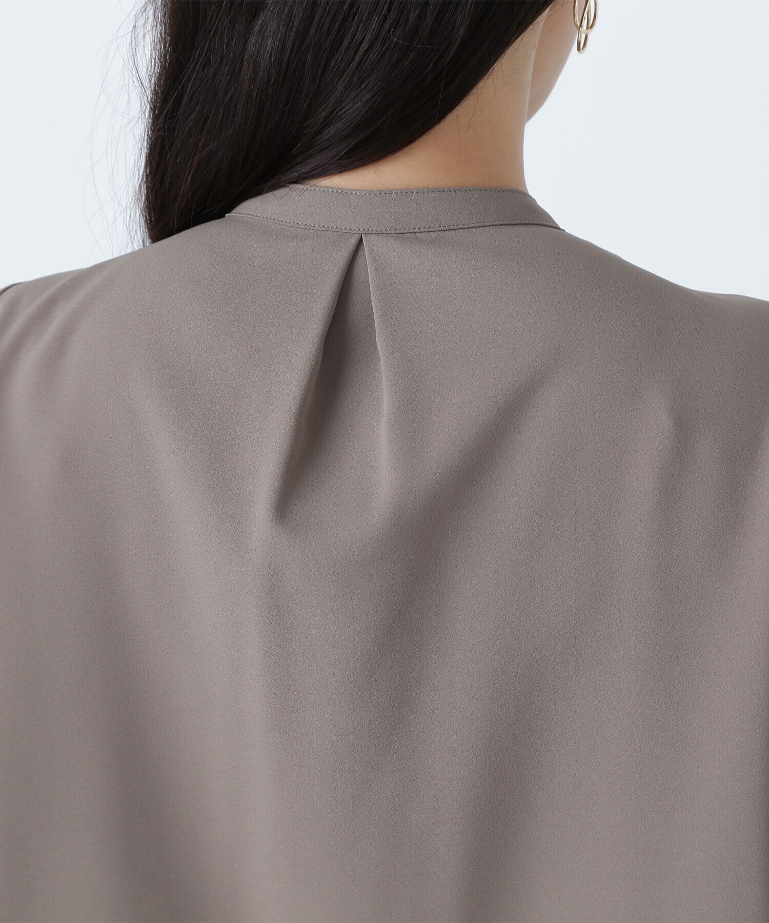  「フロントタックフレアスリーブブラウス」|シャツ・ブラウス|