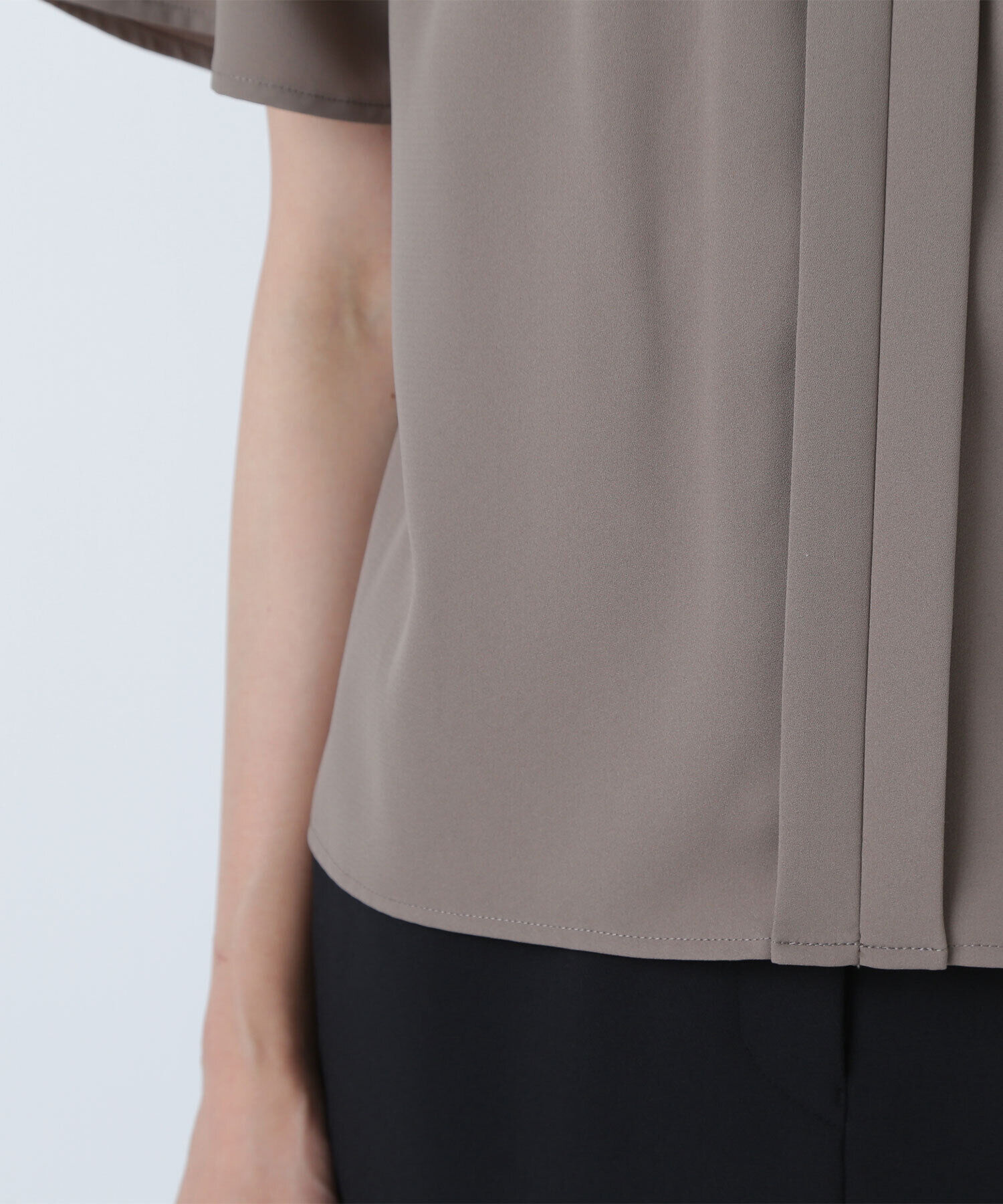  「フロントタックフレアスリーブブラウス」|シャツ・ブラウス|