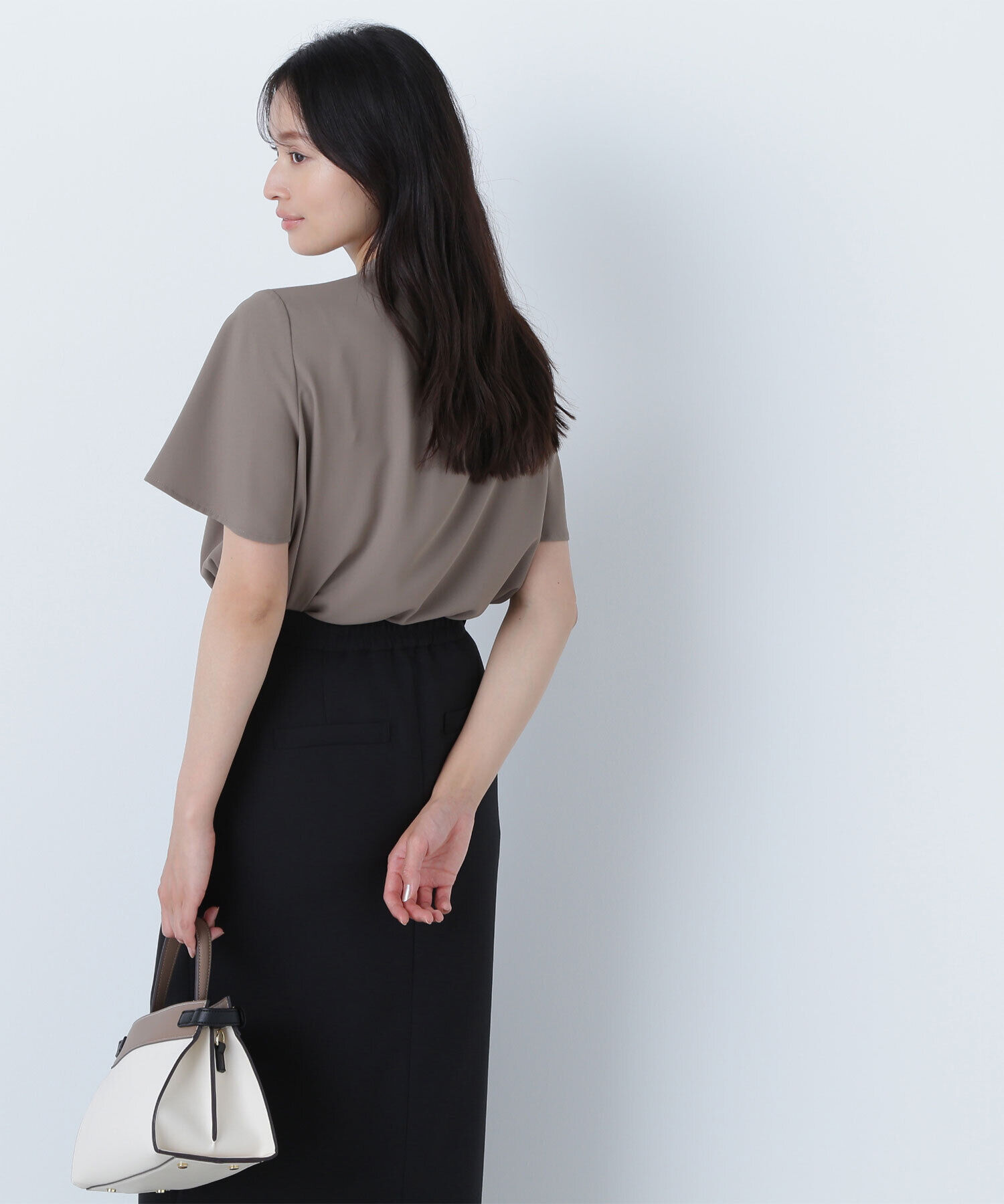  「フロントタックフレアスリーブブラウス」|シャツ・ブラウス|