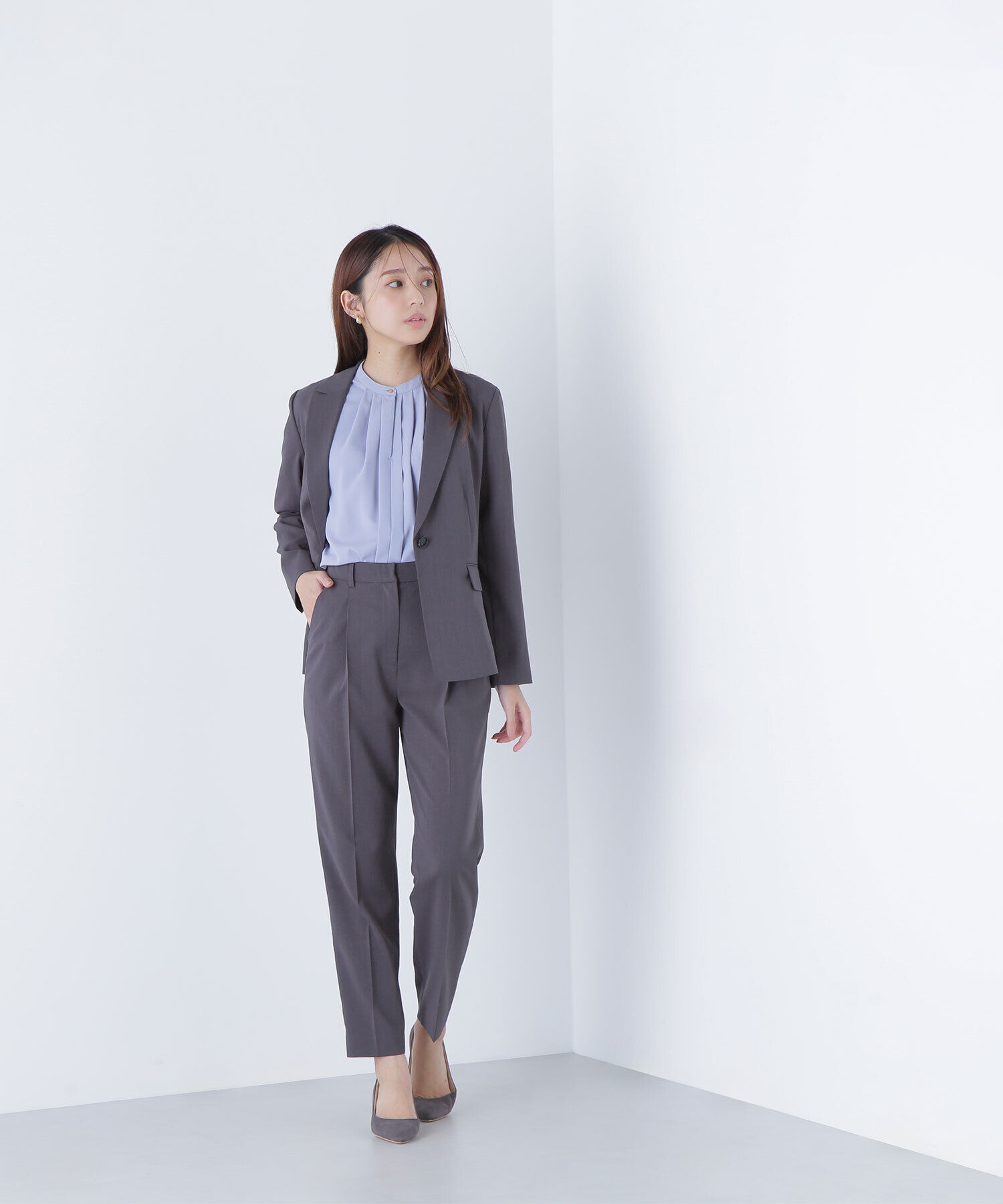  「フロントタックフレアスリーブブラウス」|シャツ・ブラウス|