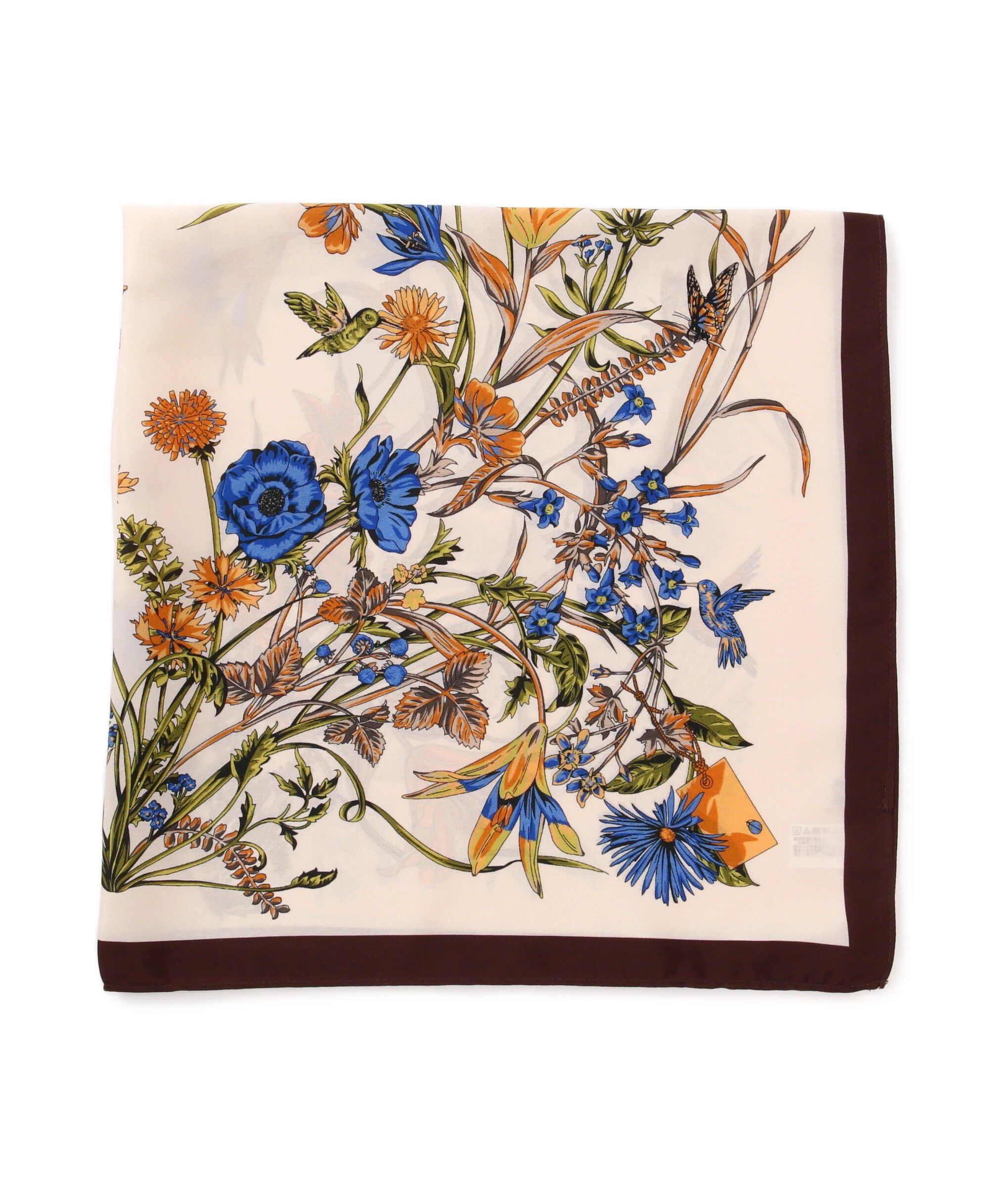  「ダブルフェイスフラワースカーフ」|マフラー|