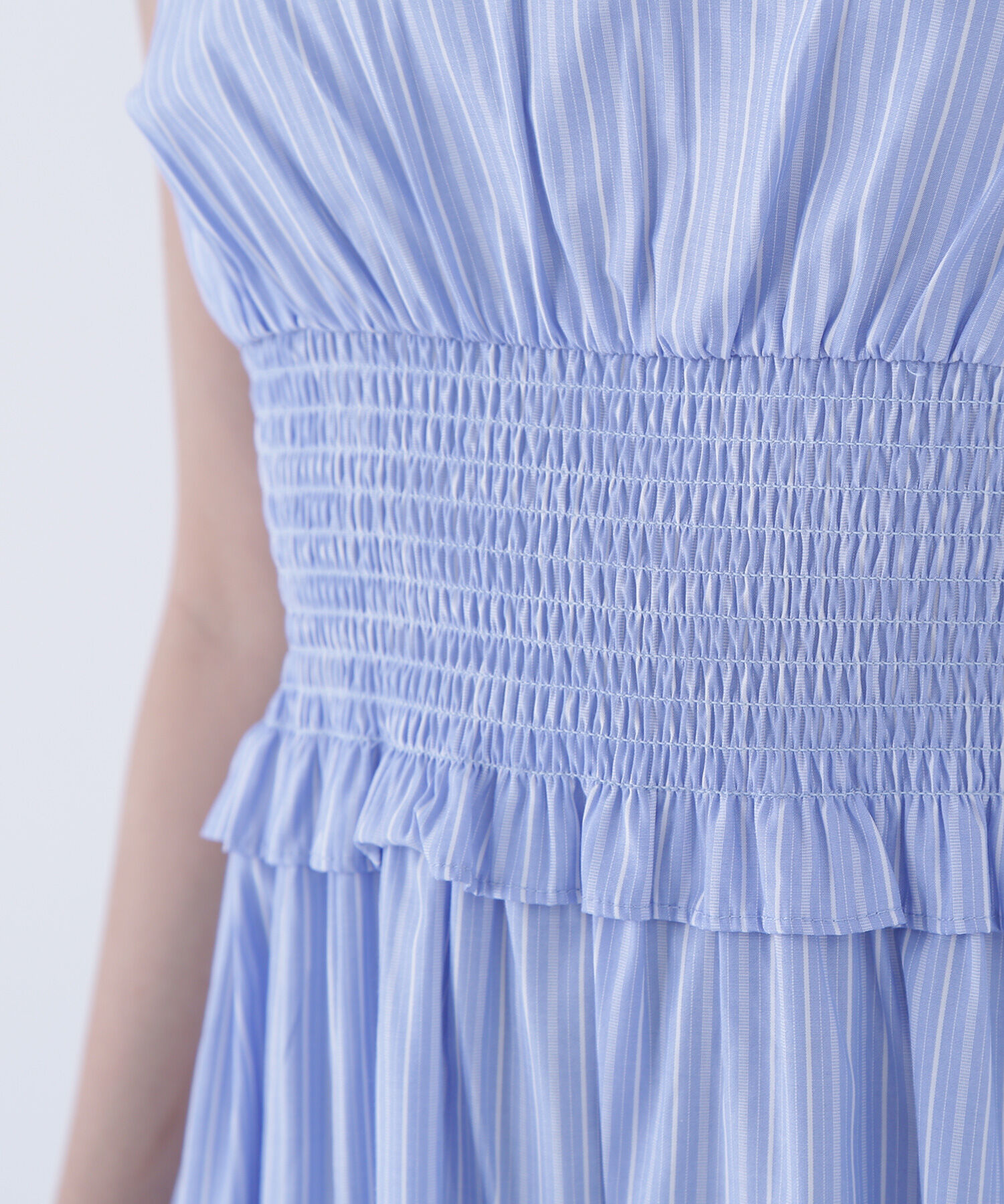  「レイヤードマルチストライプワンピース」|ワンピース|