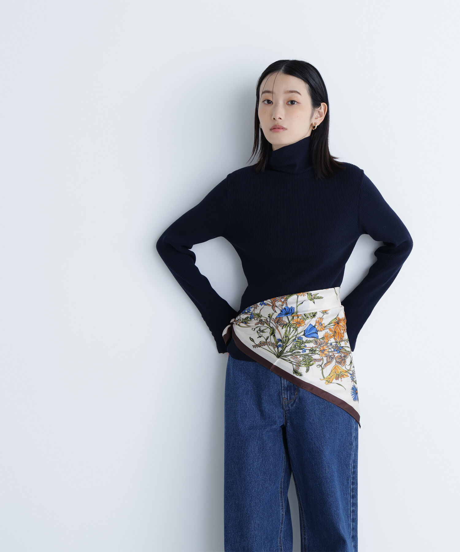  「ベーシックタートルネックニット」|ニット・セーター|