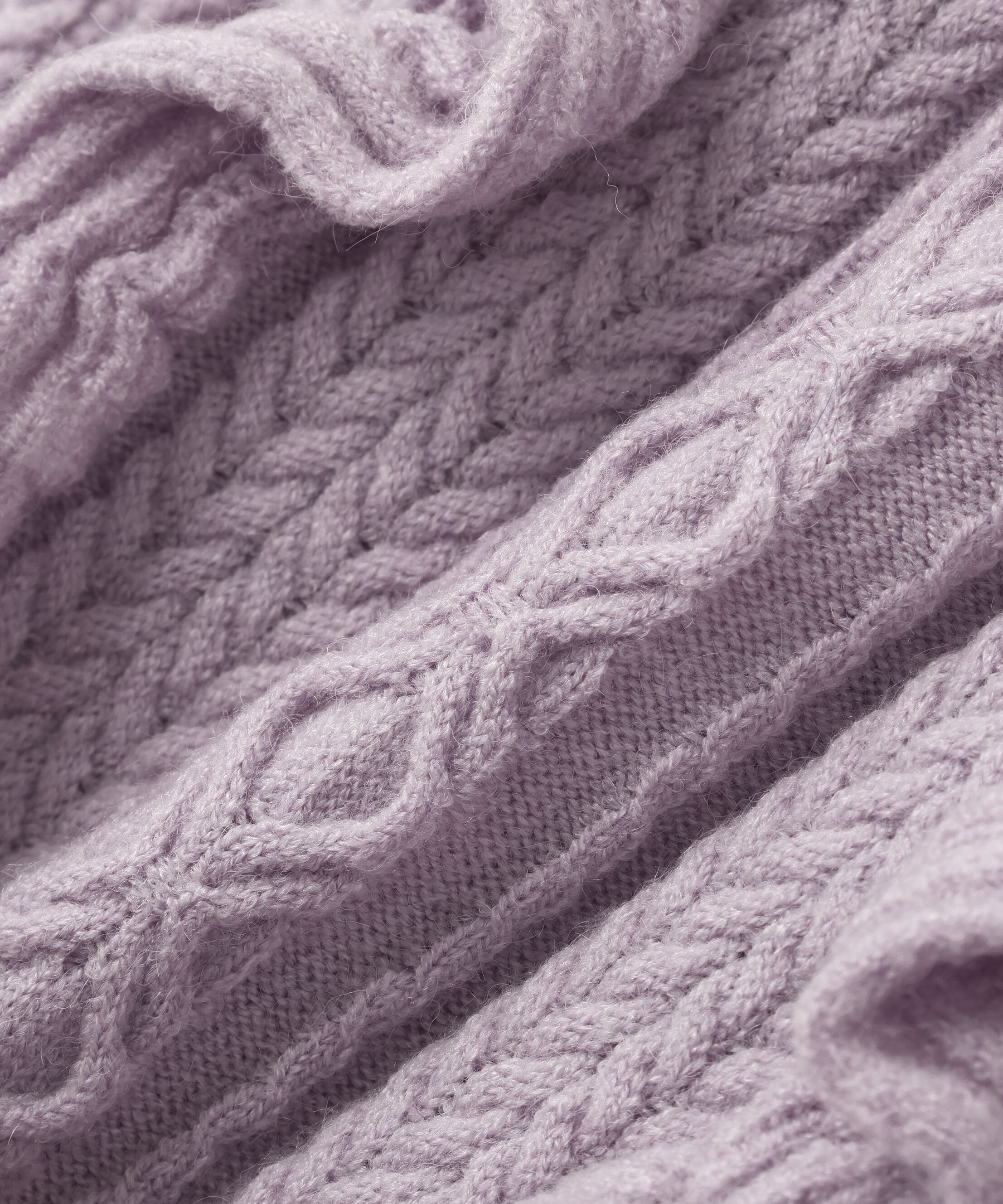  「ミニケーブルフリルニット」|ニット・セーター|