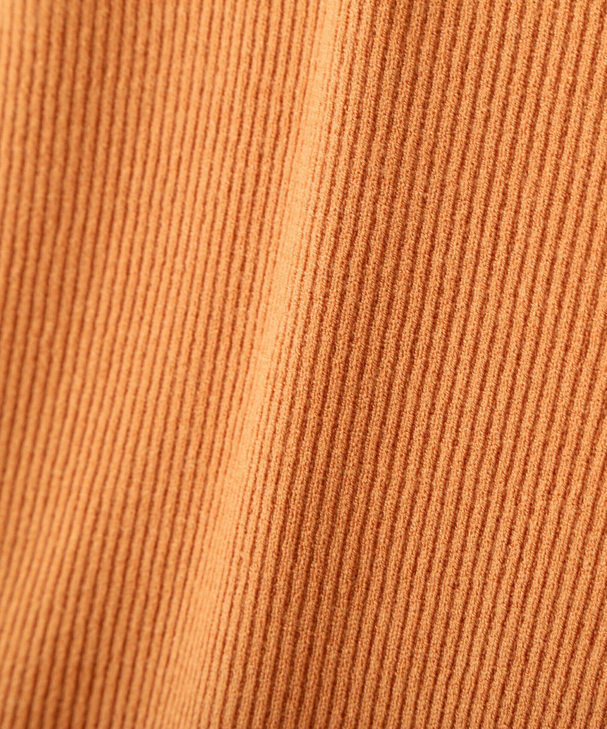  「アシンメトリーボタンディテールリブニット」|ニット・セーター|