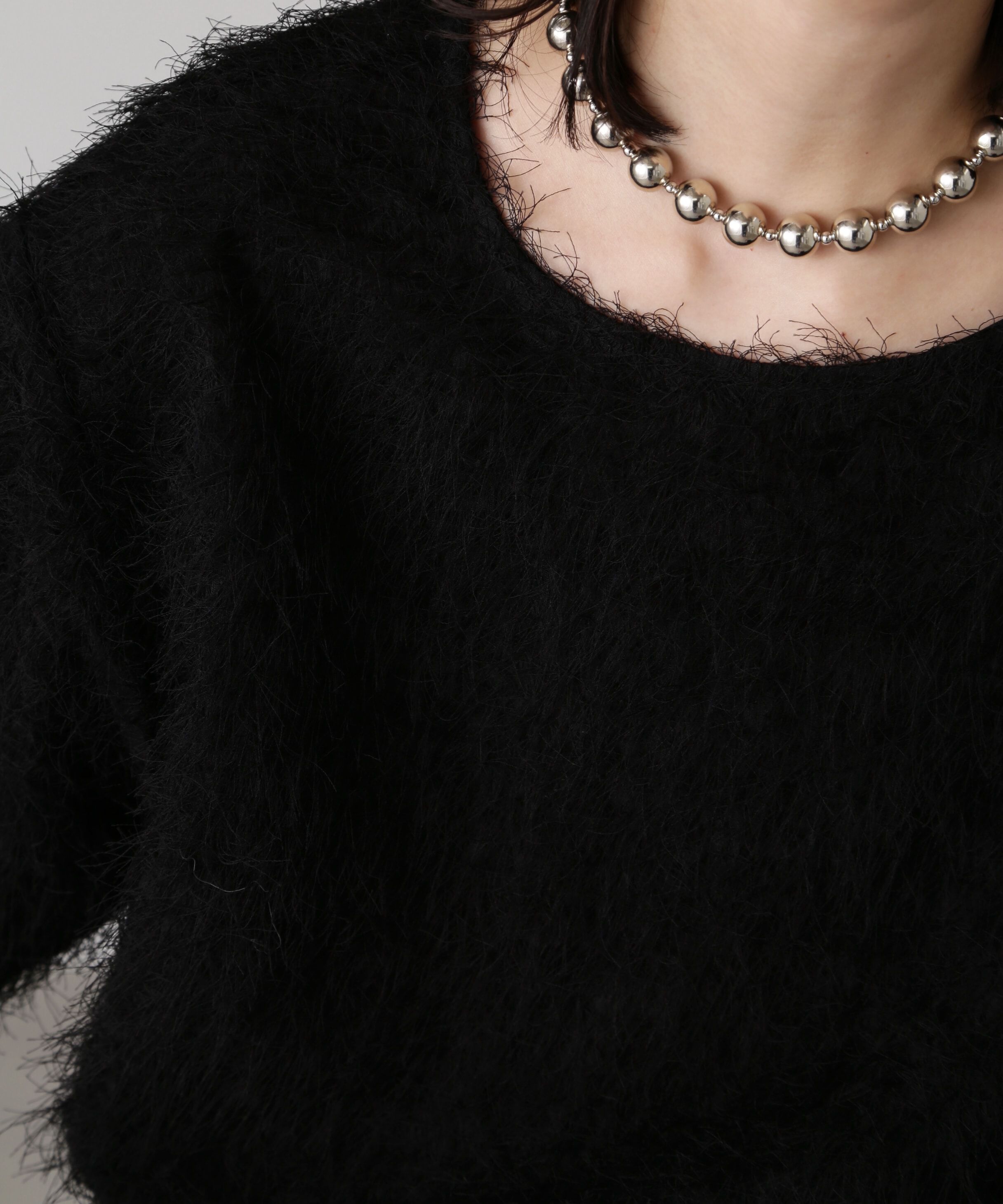  「ボリュームスリーブフェザーブラウス」|シャツ・ブラウス|