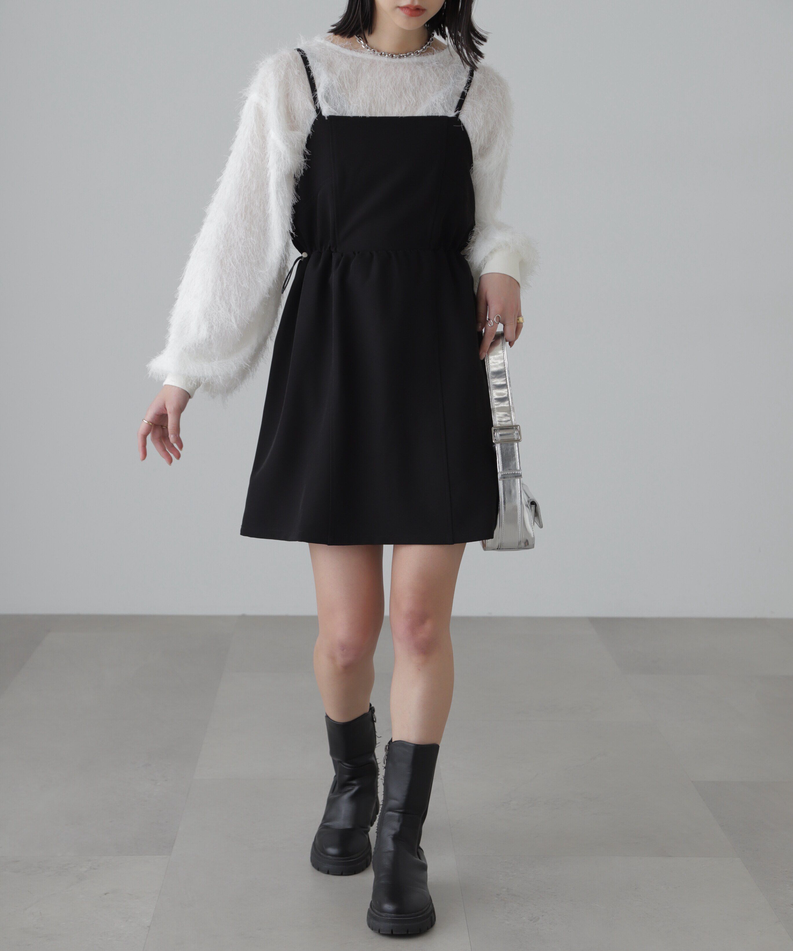  「ボリュームスリーブフェザーブラウス」|シャツ・ブラウス|