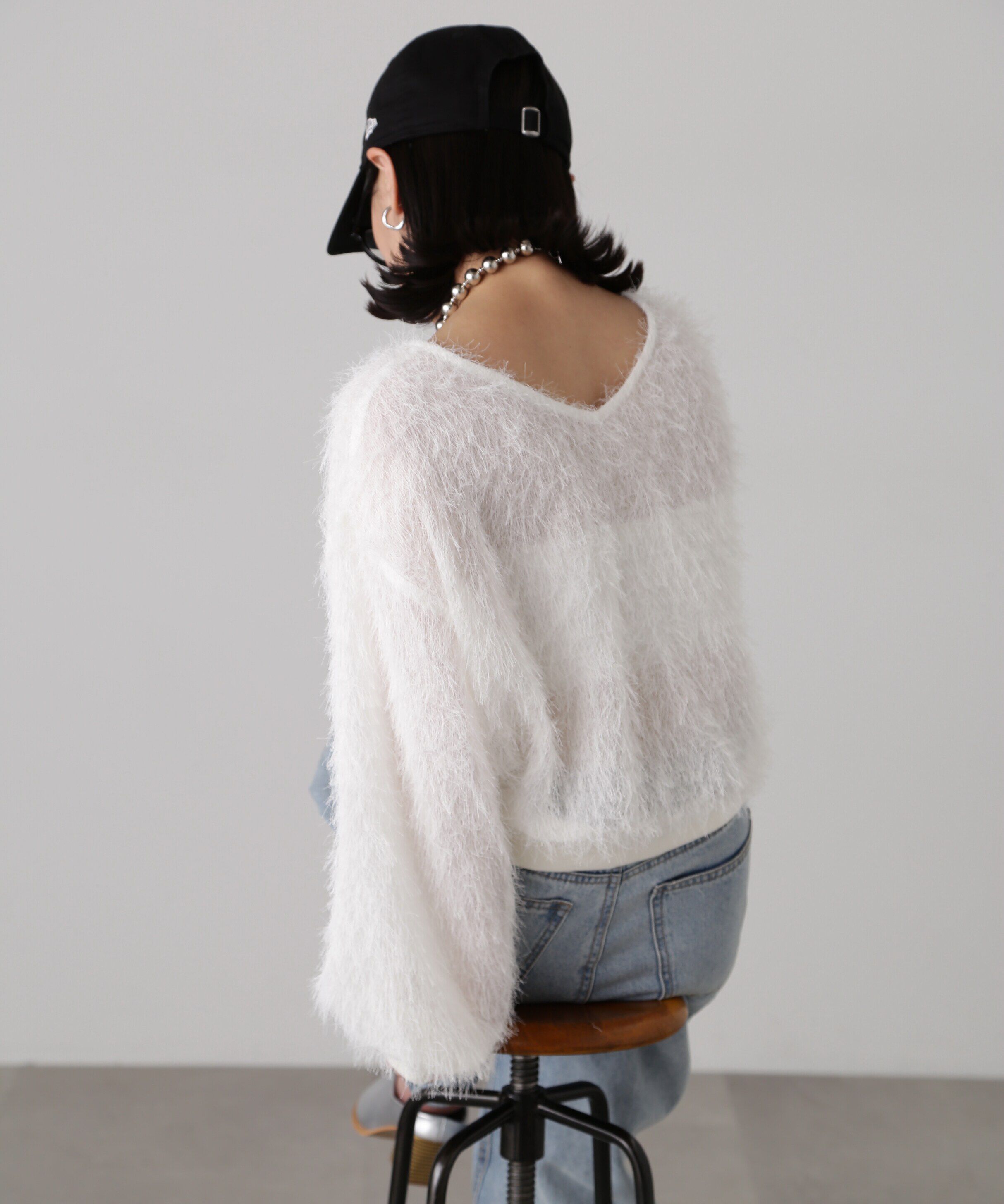  「ボリュームスリーブフェザーブラウス」|シャツ・ブラウス|