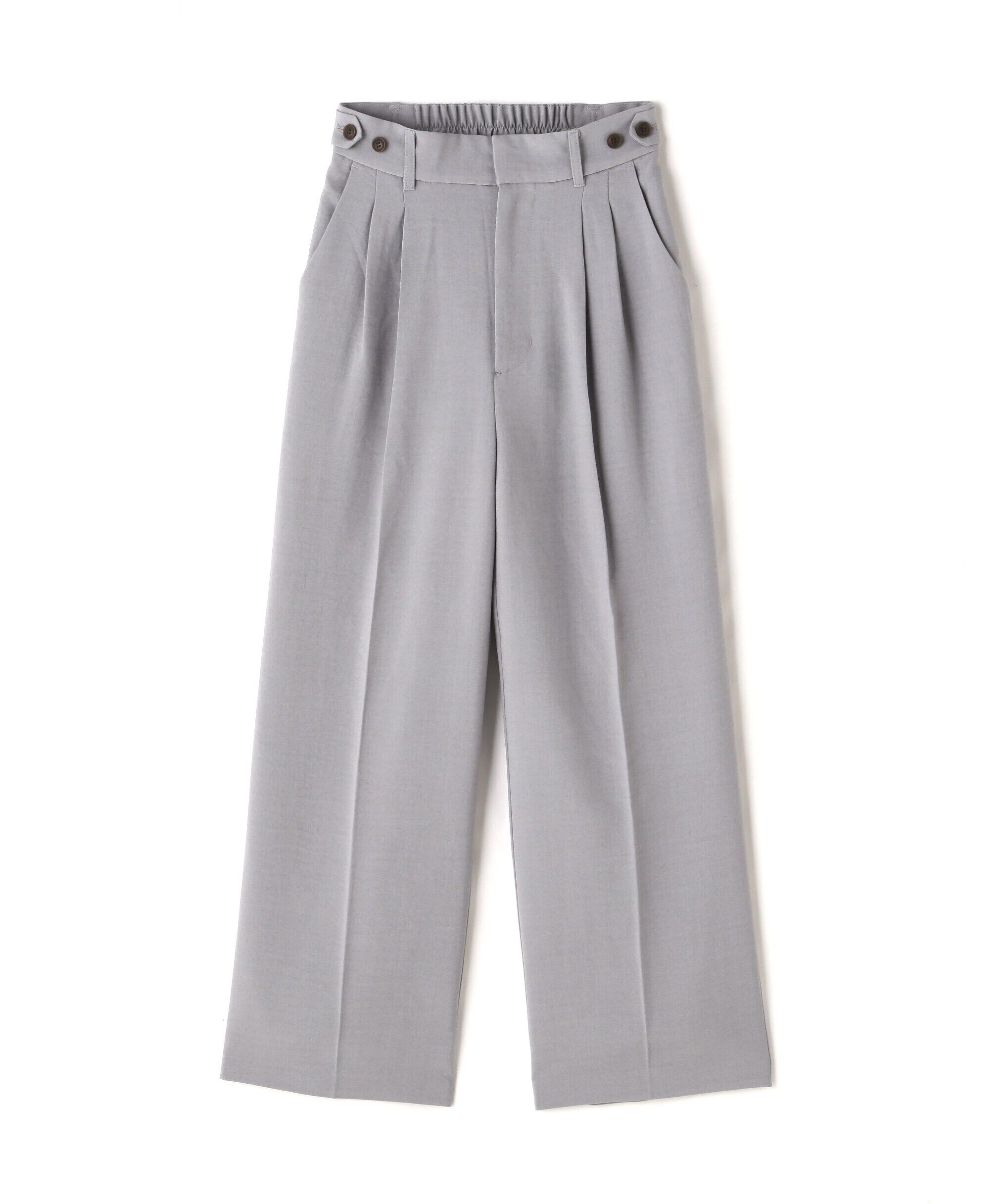  「[低身長サイズ/Sシリーズ]気流染めサイドボタンワイドパンツ」|その他|