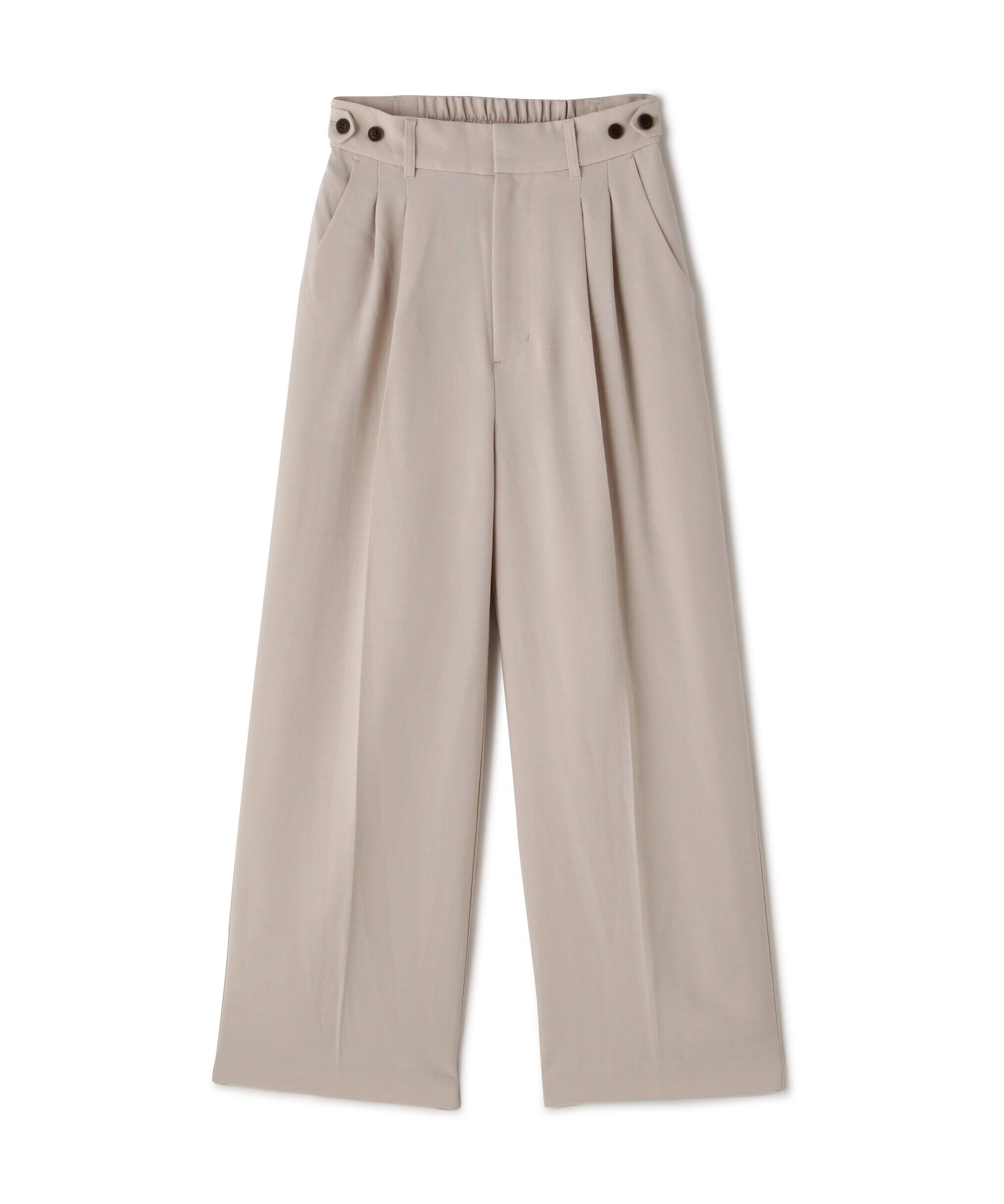  「[低身長サイズ/Sシリーズ]気流染めサイドボタンワイドパンツ」|その他|