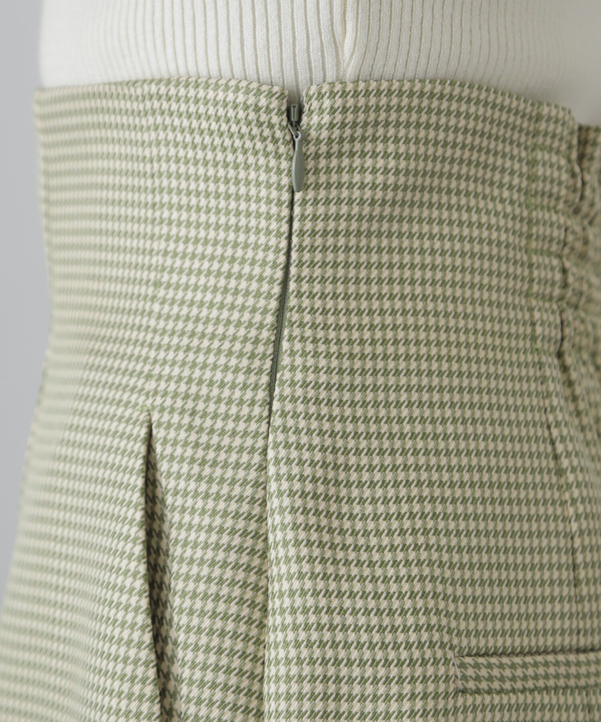  「ギンガムチェックハイウエストミニスカート」|スカート|